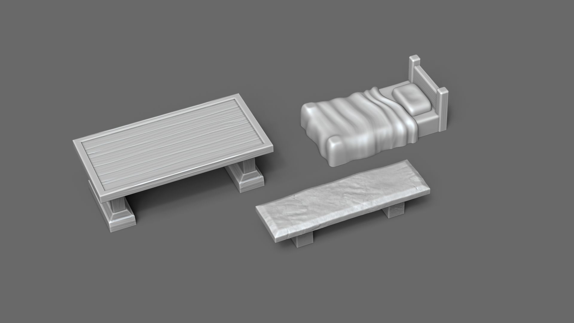 Modular RPG Dungeon Set Kit - 37 Printable Pieces 3D print model_11