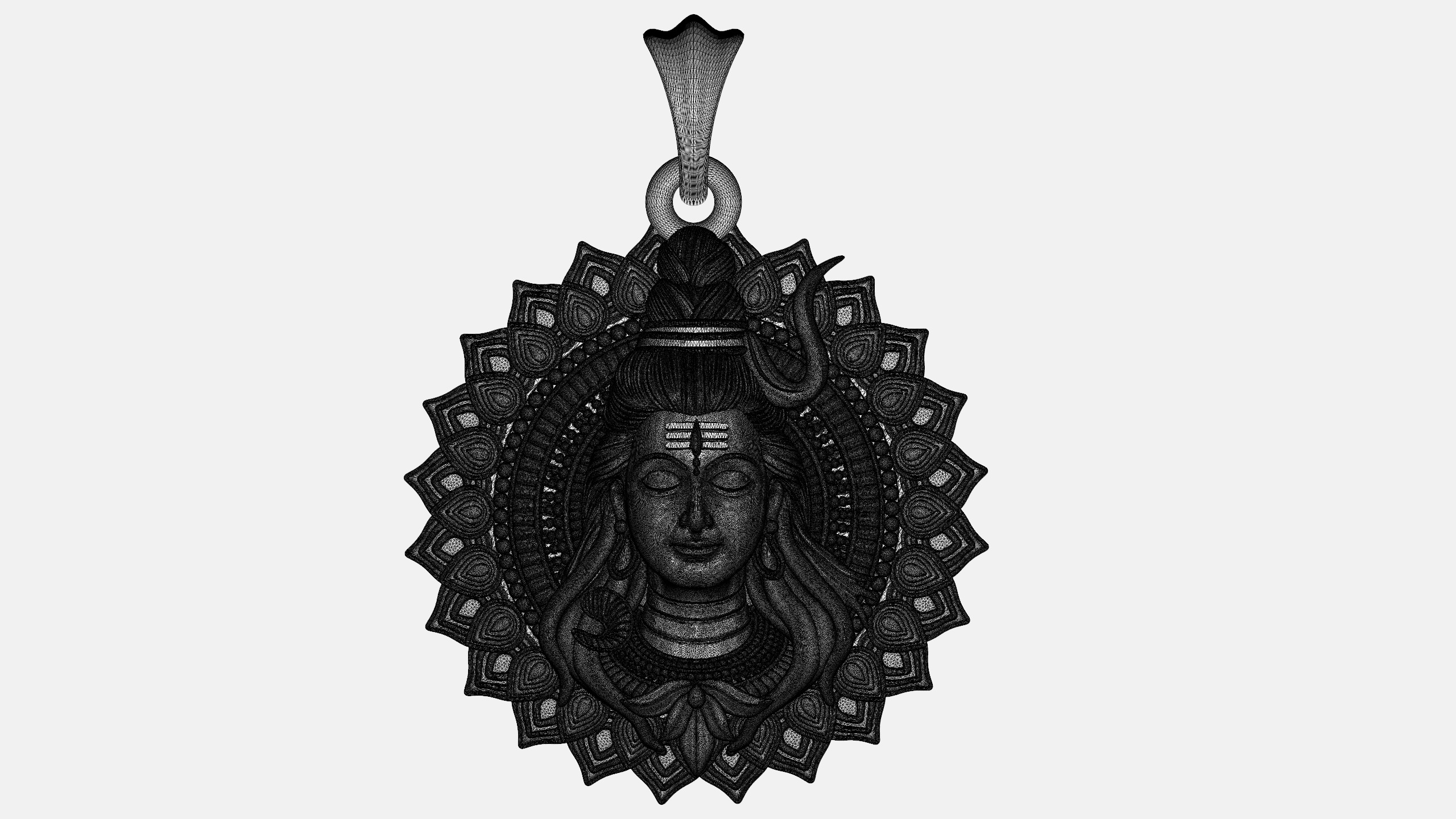 Shiva Pendant 3Dprint file-2 3D print model_1