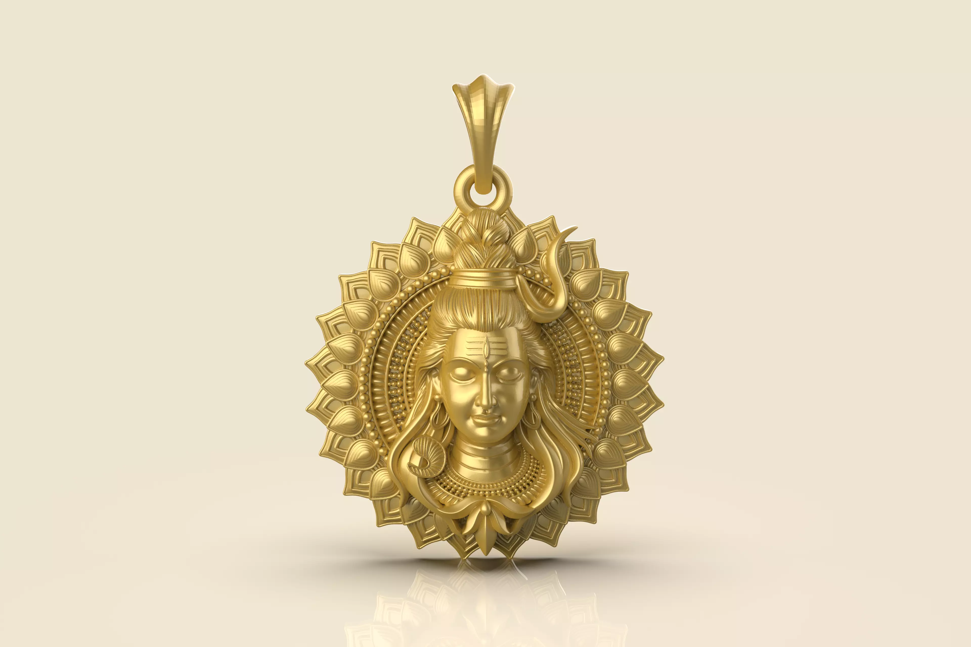 Shiva Pendant 3Dprint file-2 3D print model_0