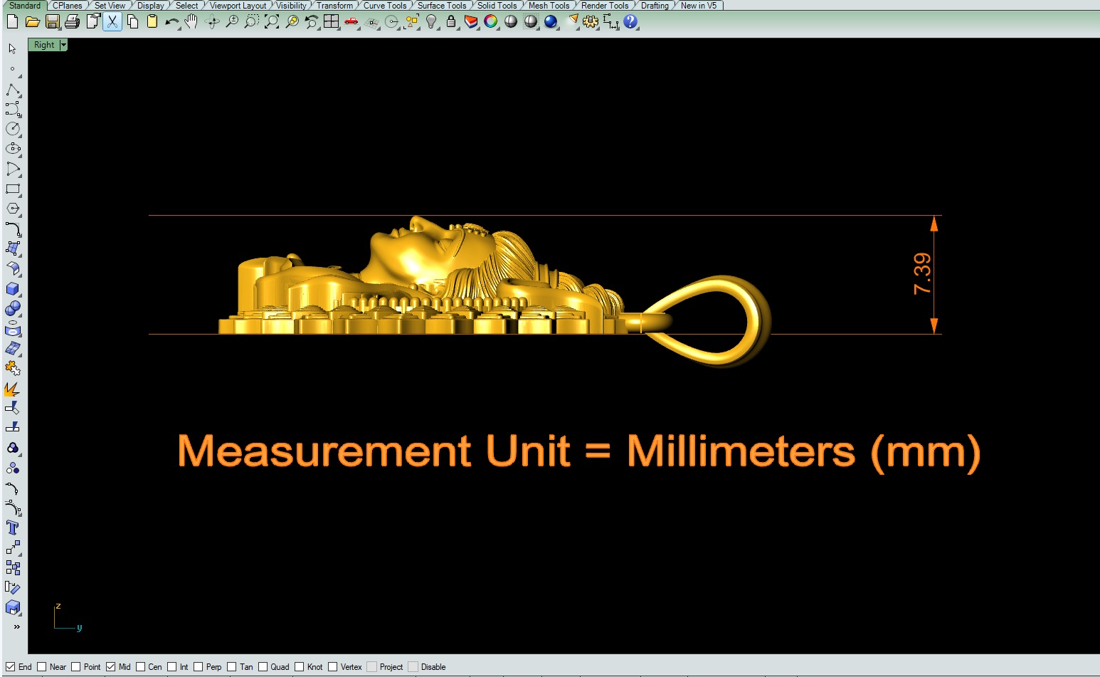 Shiva Pendant 3Dprint file-2 3D print model_6