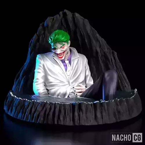 Fan Art -  Fan Art - Joker from The Dark Knight Returns - Statue