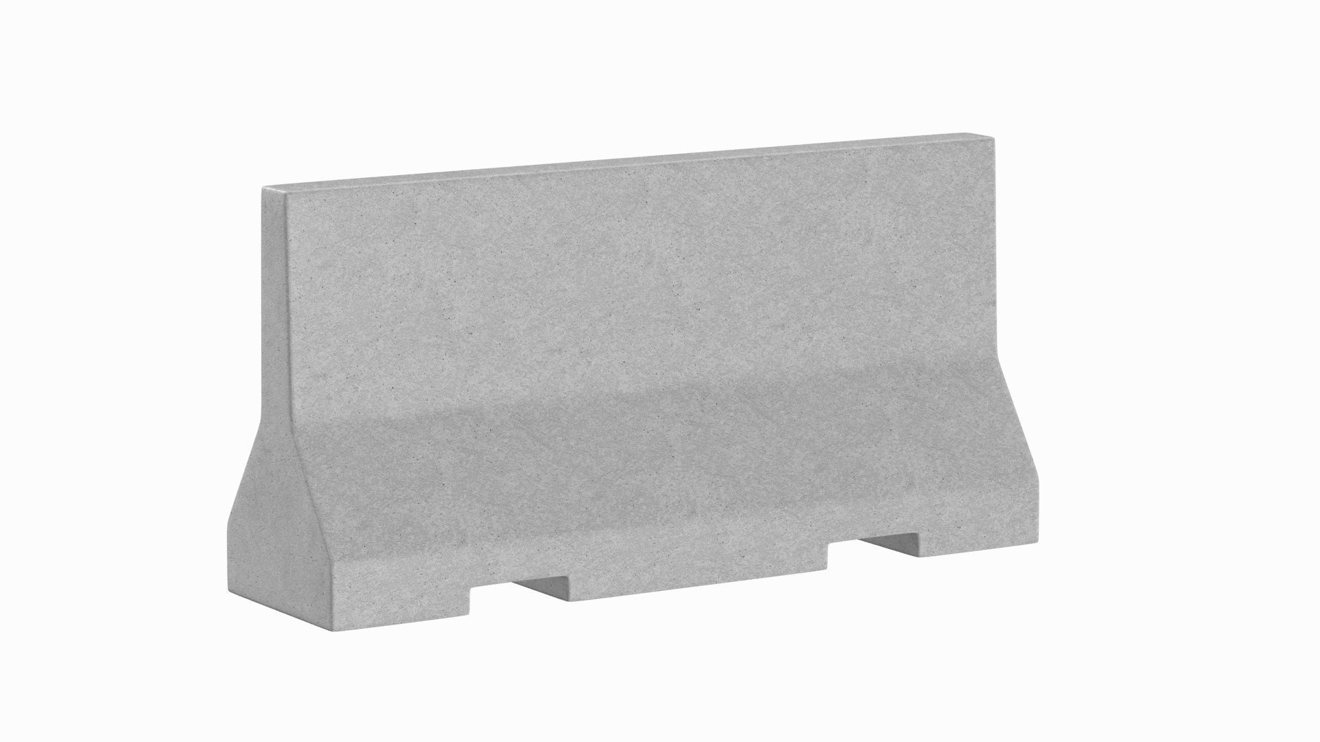 Concrete Barrier V1 3D model_2