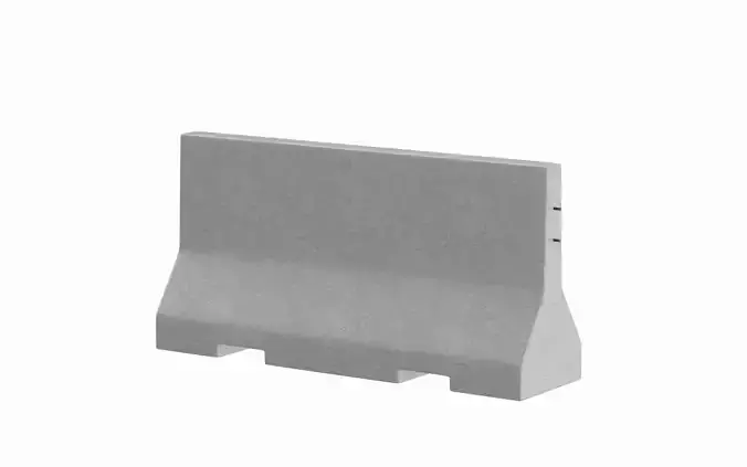 Concrete Barrier V1 3D model Concrete Barrier V1 3D model