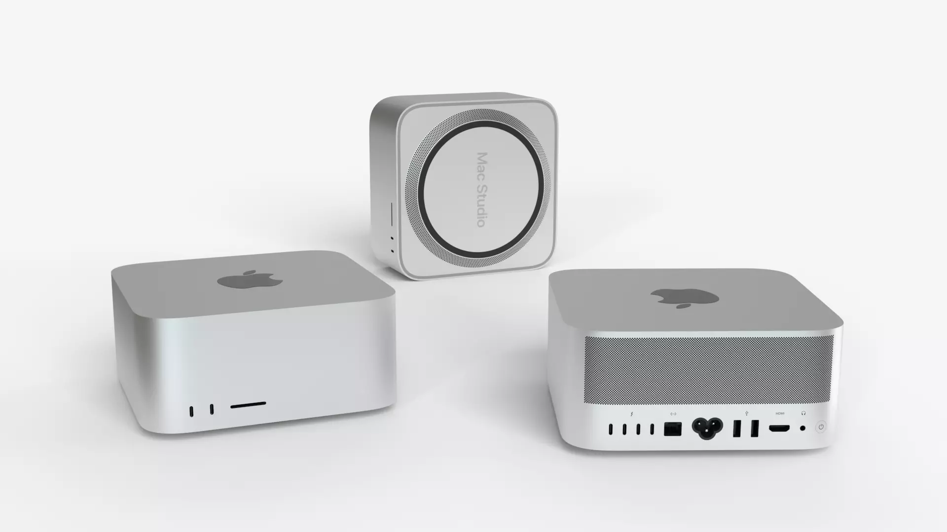 Apple Mac Studio M2 2024 3D model_0