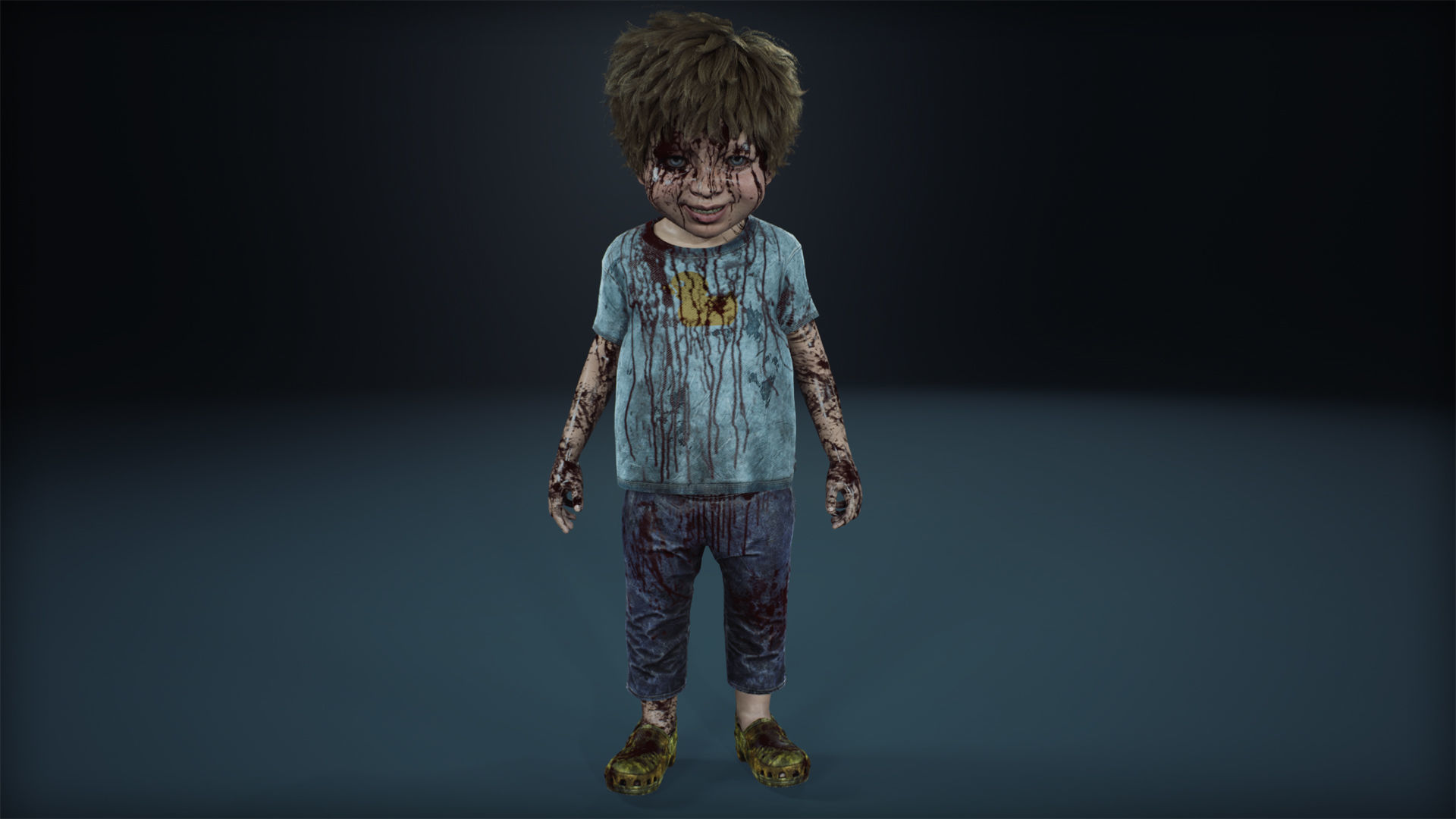 Baby Boy Low-poly 3D model_11