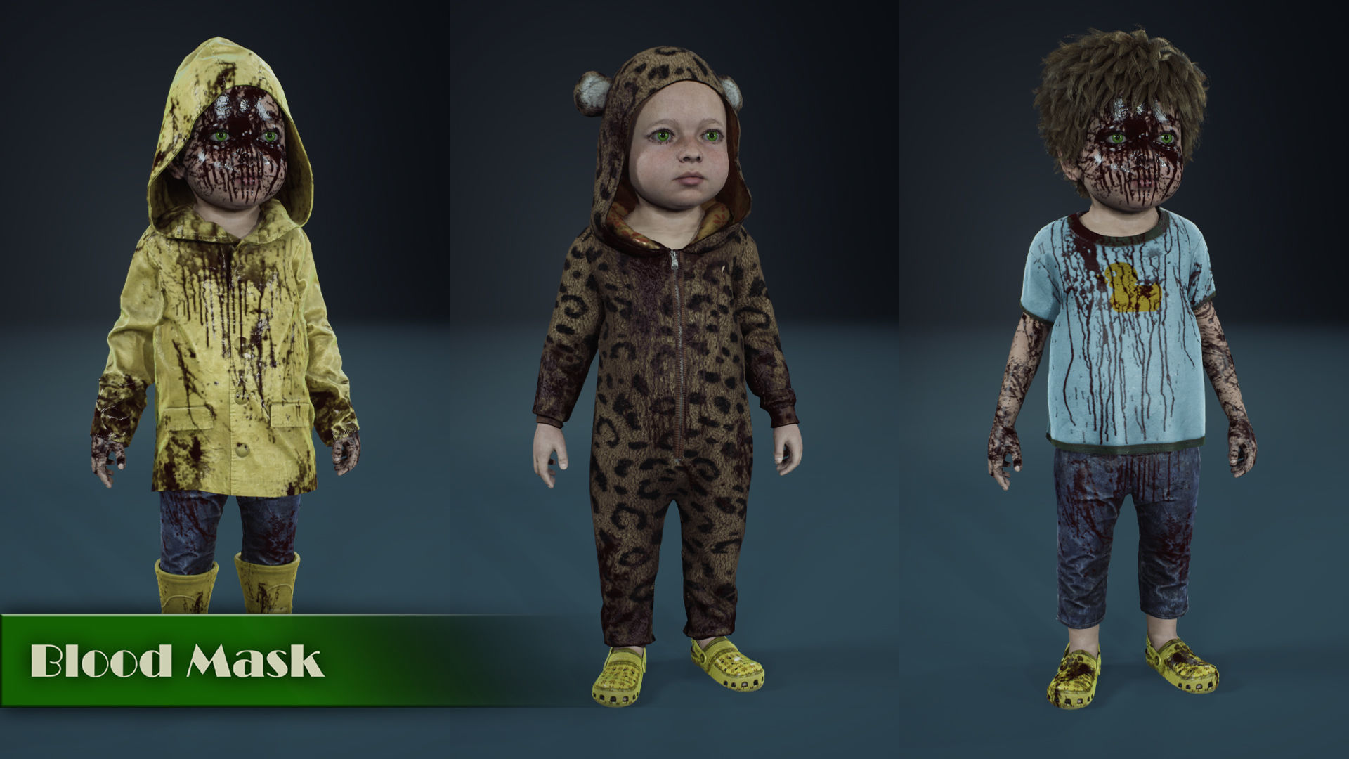 Baby Boy Low-poly 3D model_9