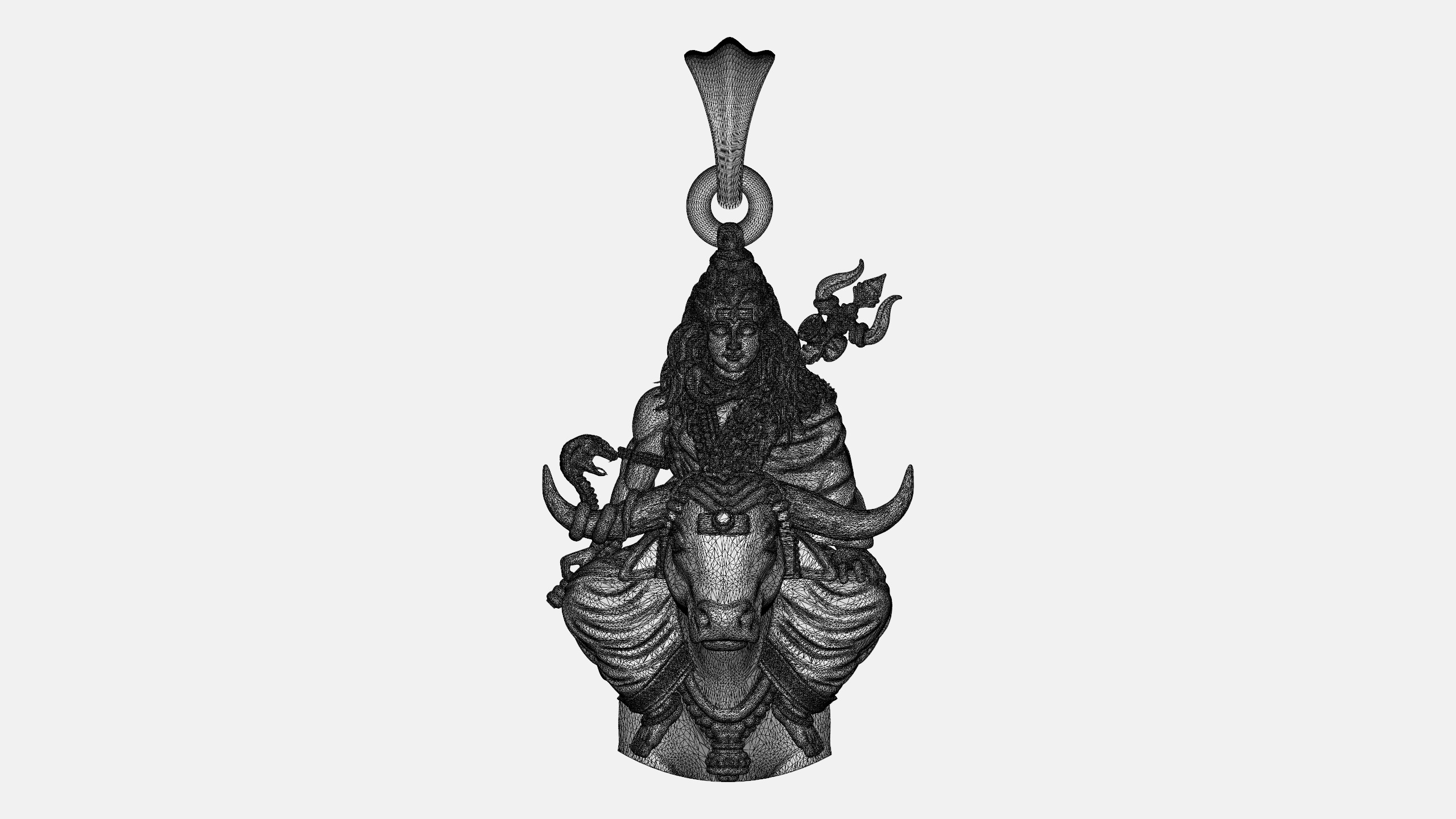 Shiva Pendant 3Dprint file-3 3D print model_8