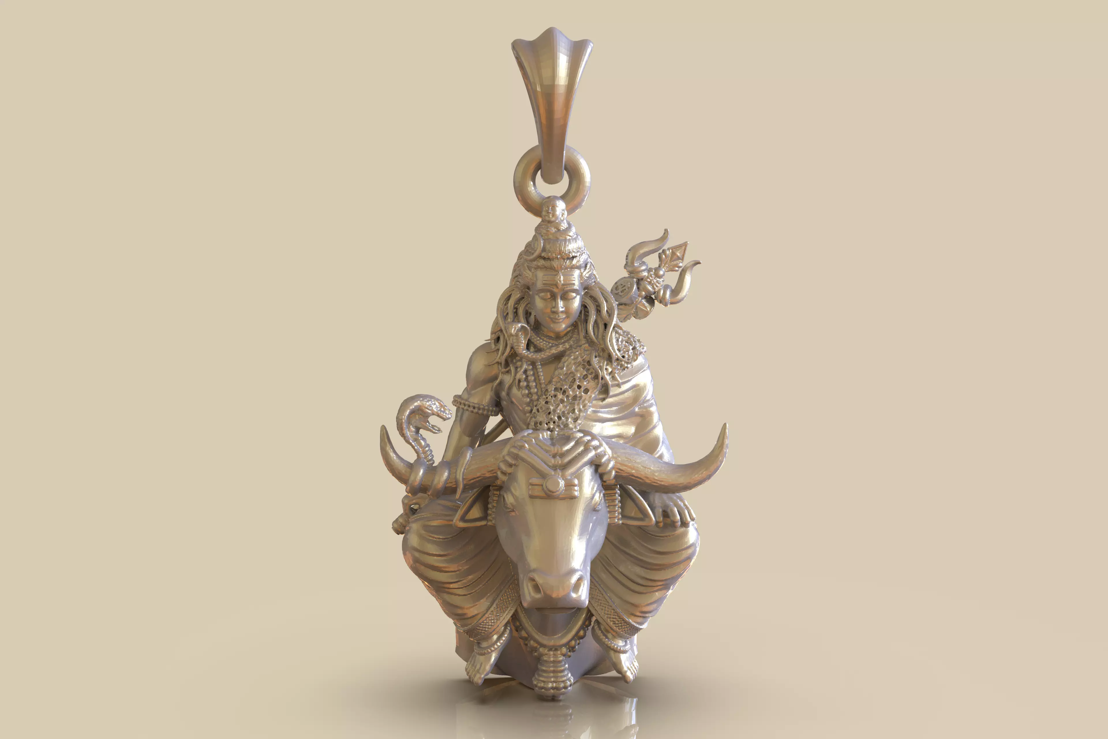 Shiva Pendant 3Dprint file-3 3D print model_0