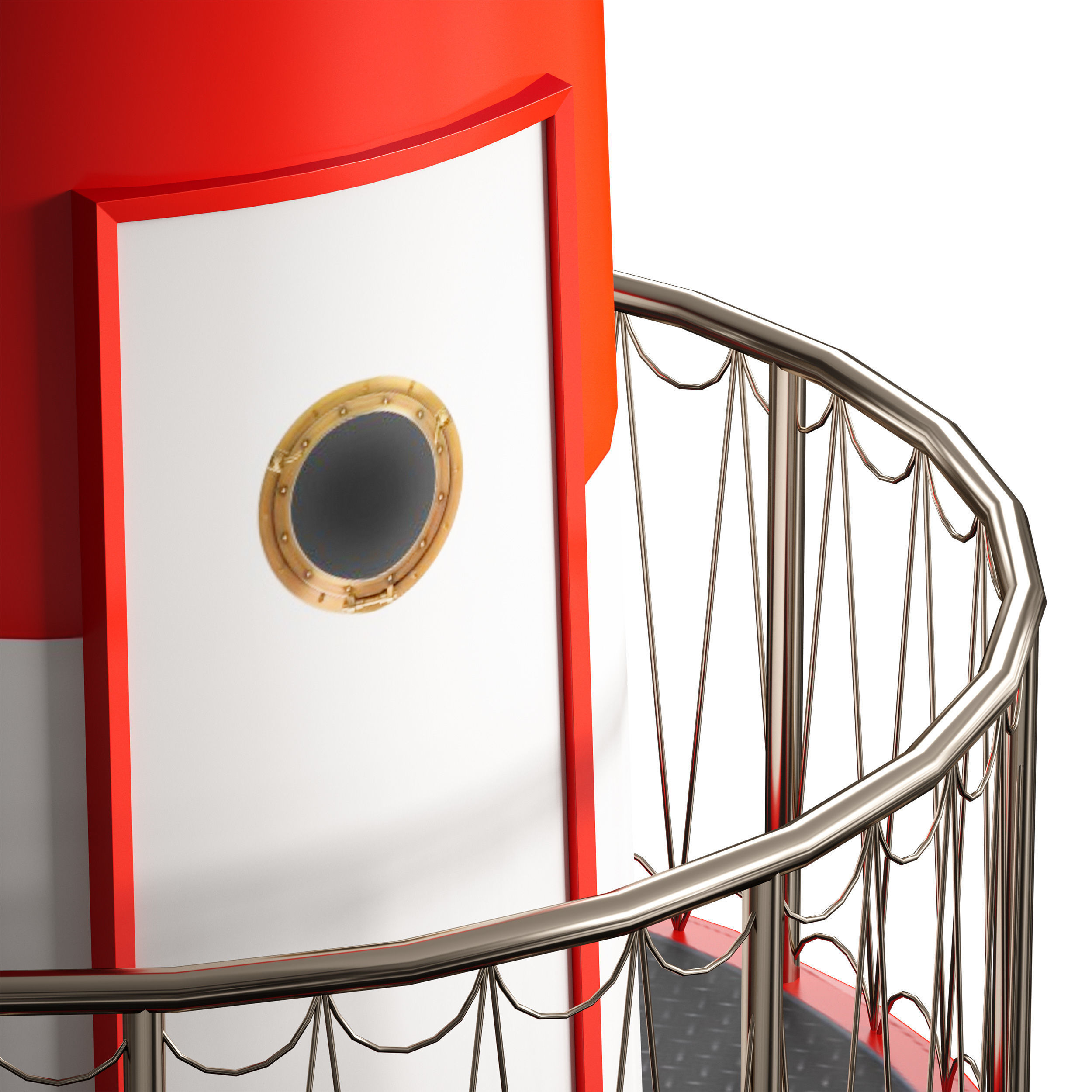 Decorative lighthouse 3D model_20