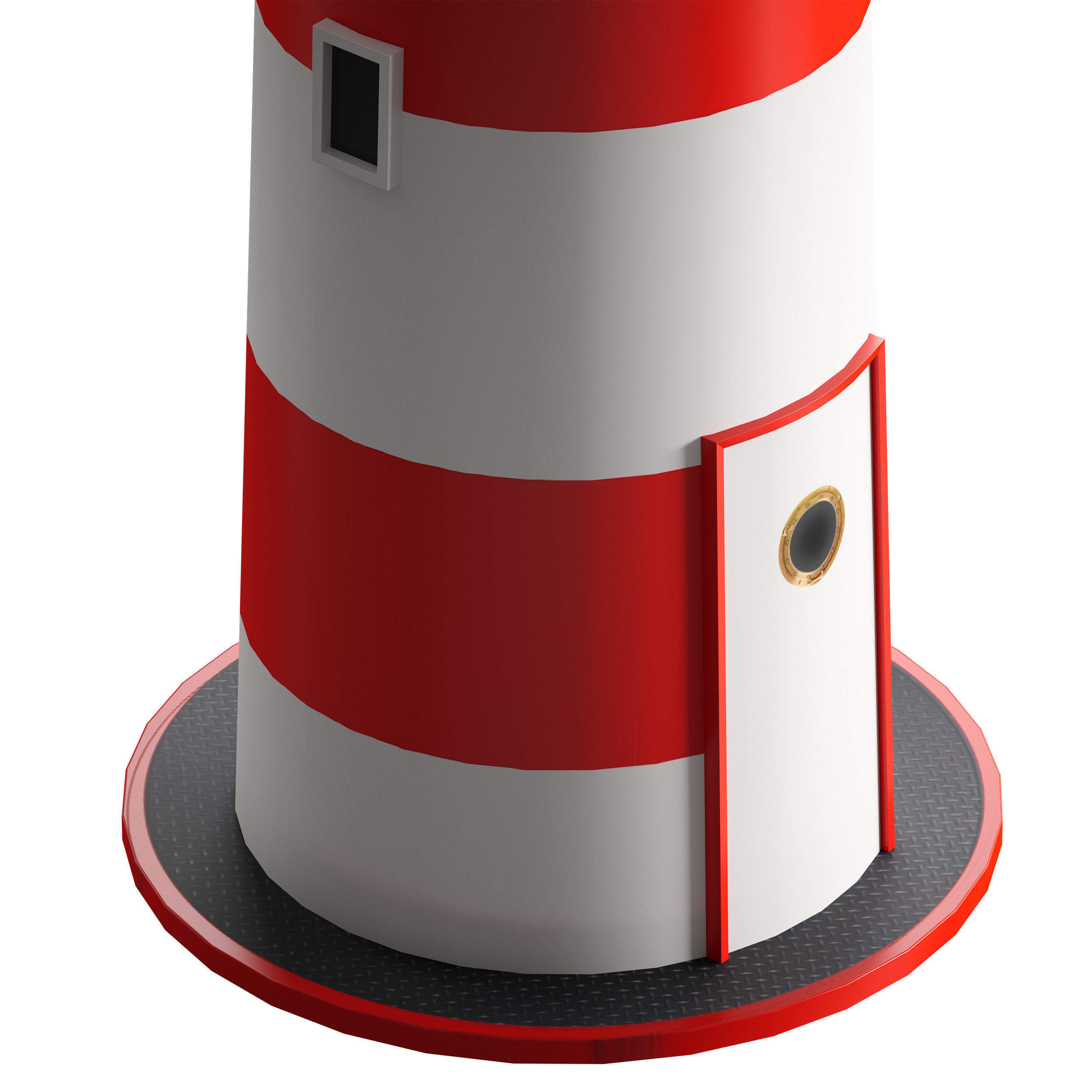 Decorative lighthouse 3D model_15