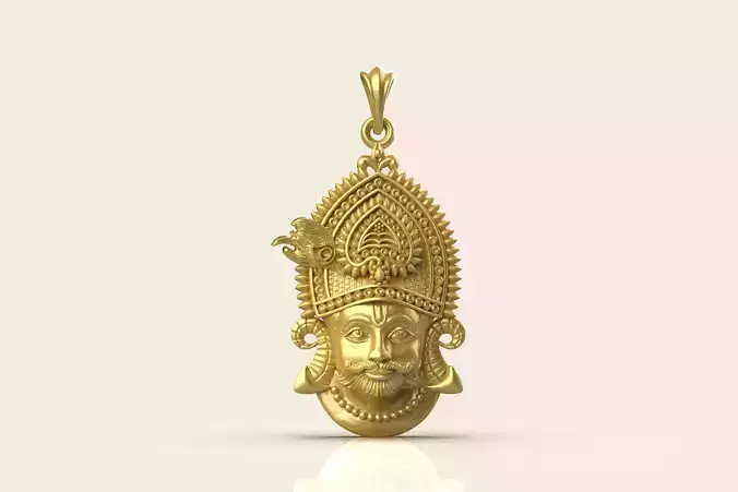 Khatu Shyam Pendant File 3D print model