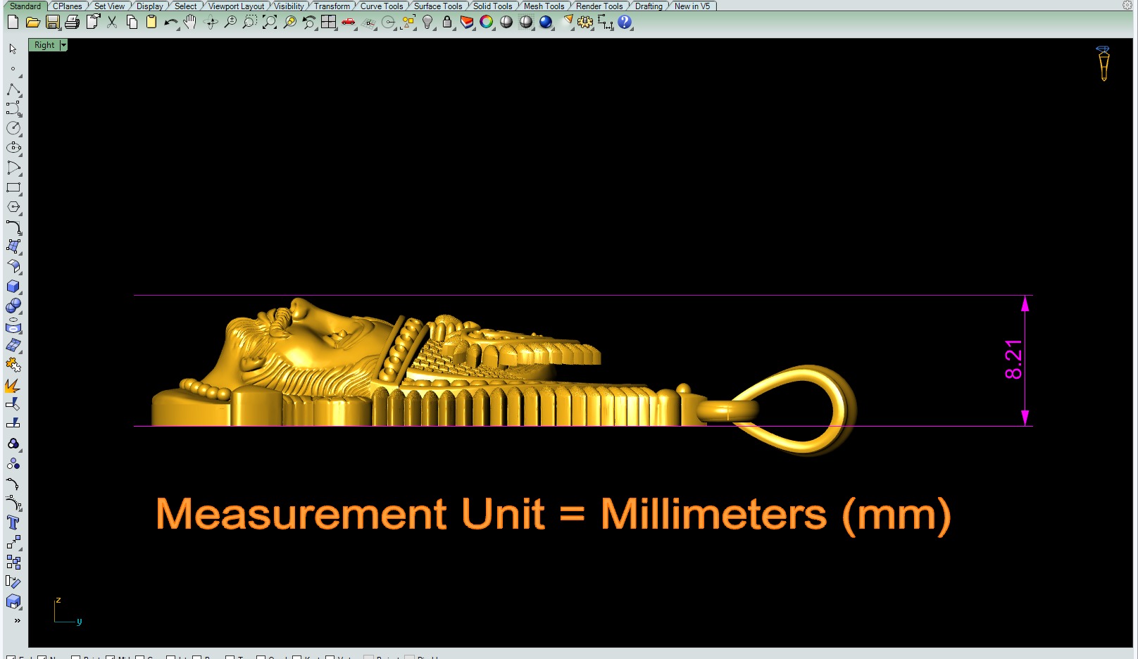 Khatu Shyam Pendant File 3D print model_9