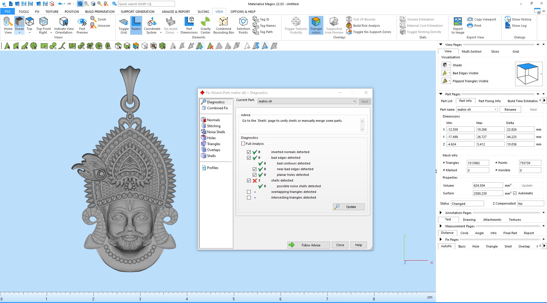Khatu Shyam Pendant File 3D print model_6