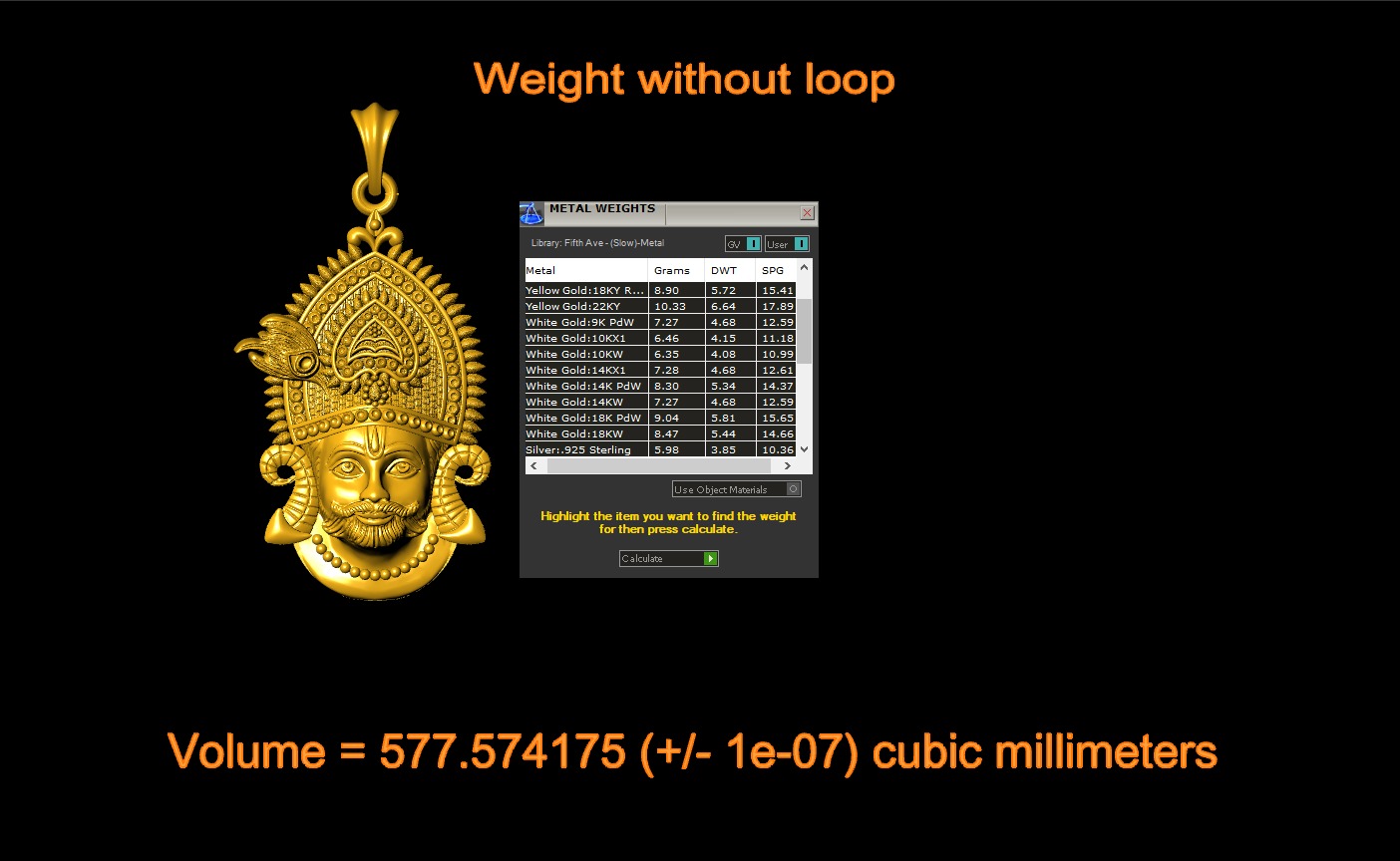 Khatu Shyam Pendant File 3D print model_4