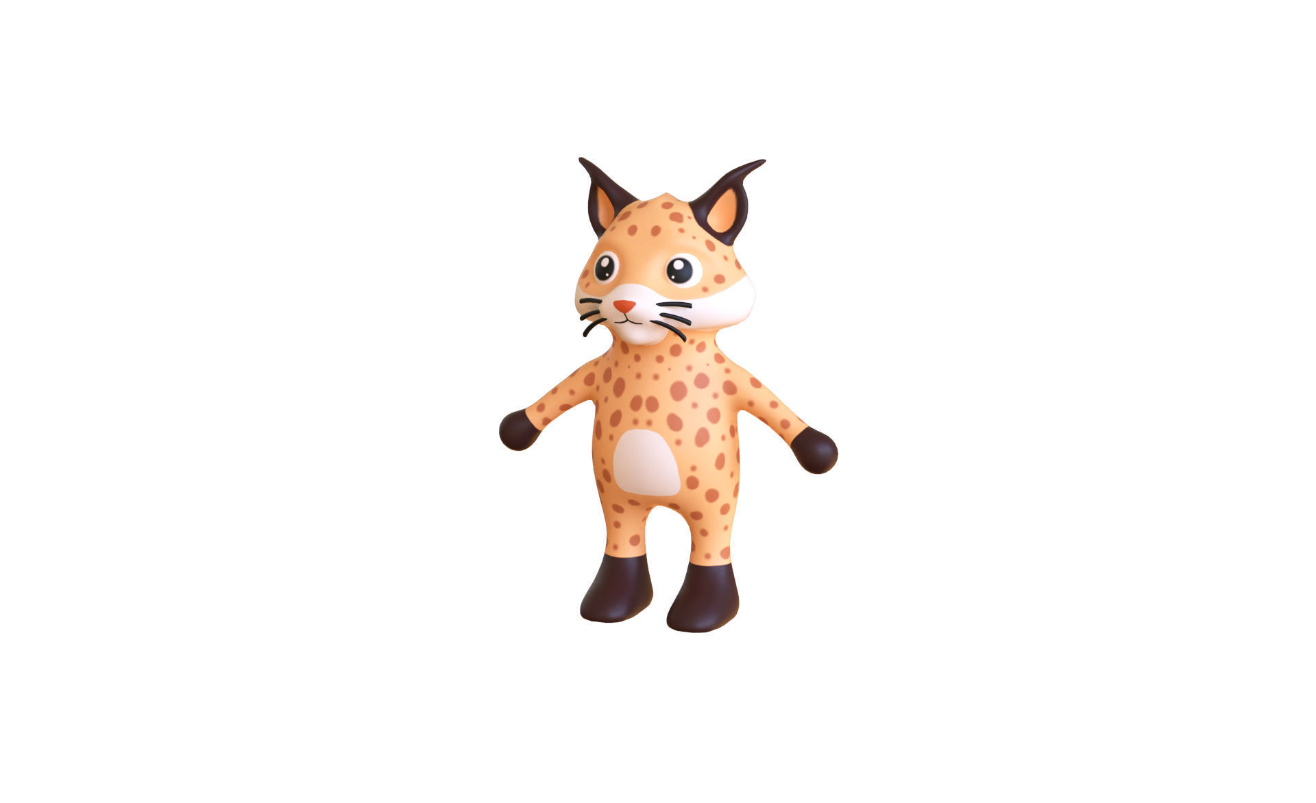 High-Quality 3D Cute Animal Character Pack 01 Low-poly 3D model_19