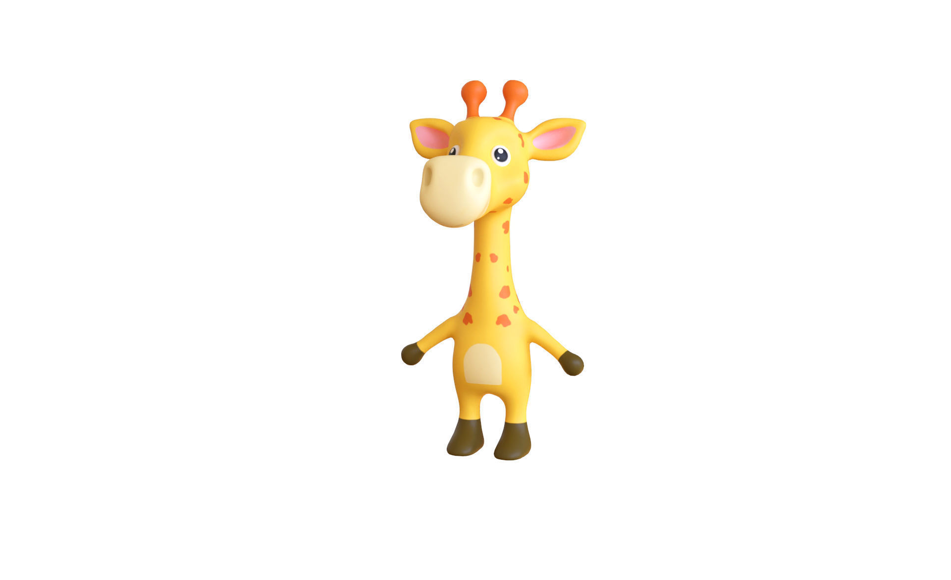 High-Quality 3D Cute Animal Character Pack 01 Low-poly 3D model_12