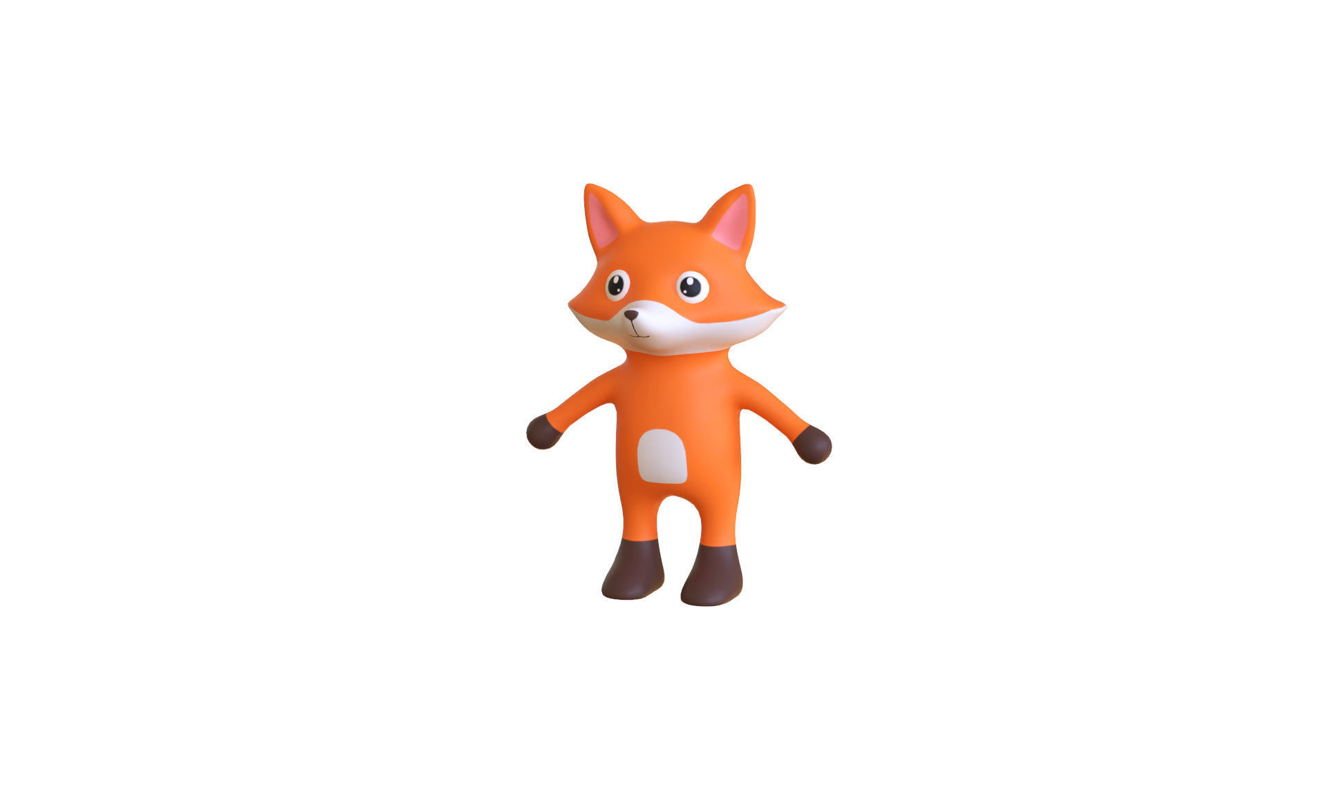 High-Quality 3D Cute Animal Character Pack 01 Low-poly 3D model_11