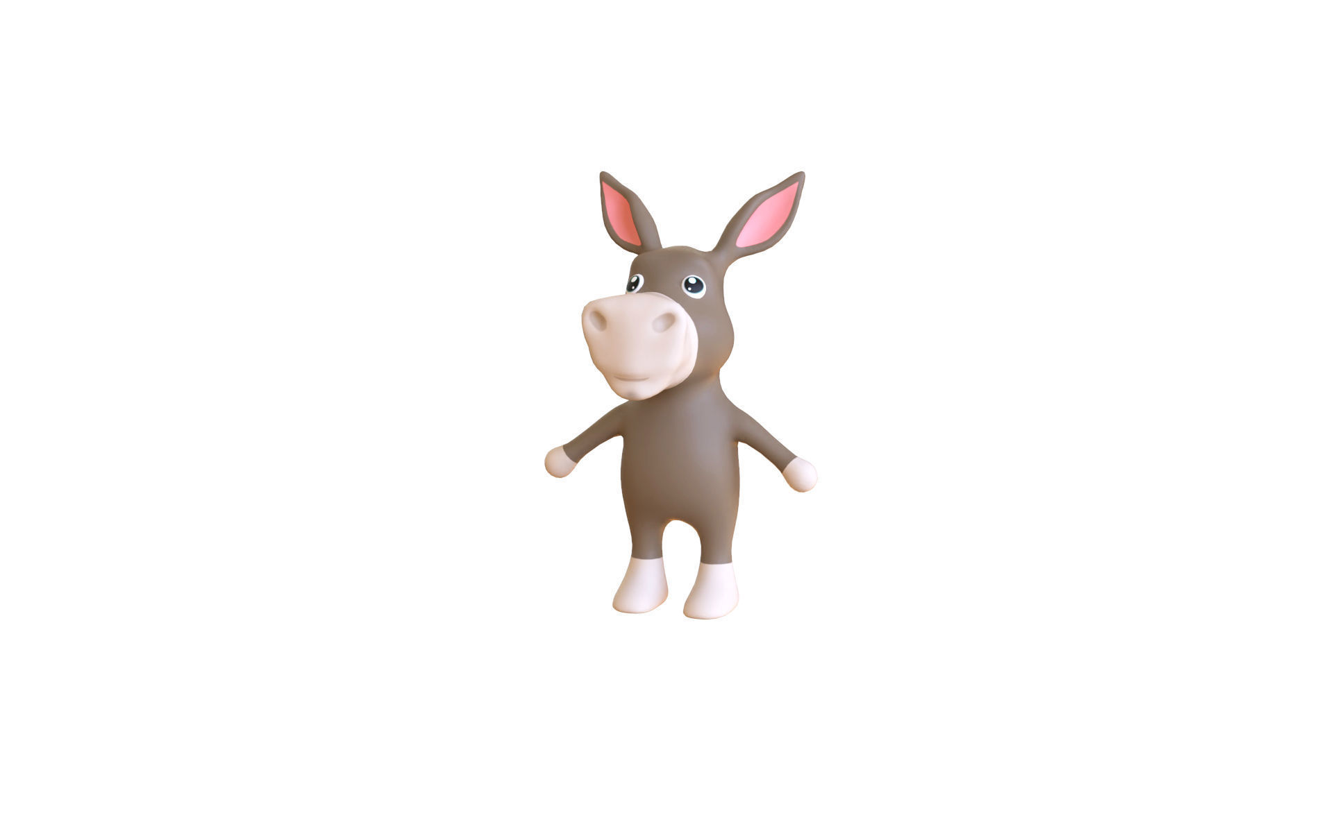 High-Quality 3D Cute Animal Character Pack 01 Low-poly 3D model_9