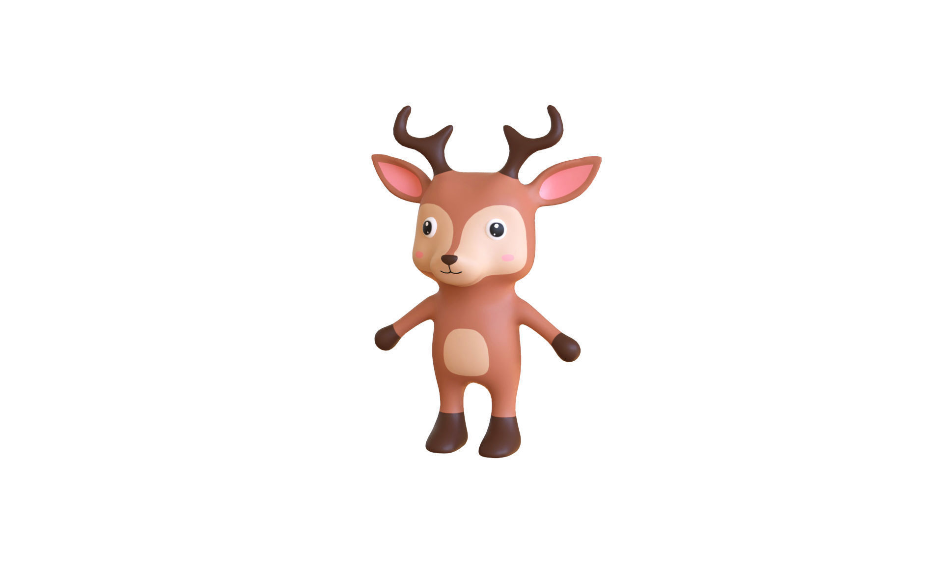 High-Quality 3D Cute Animal Character Pack 01 Low-poly 3D model_8