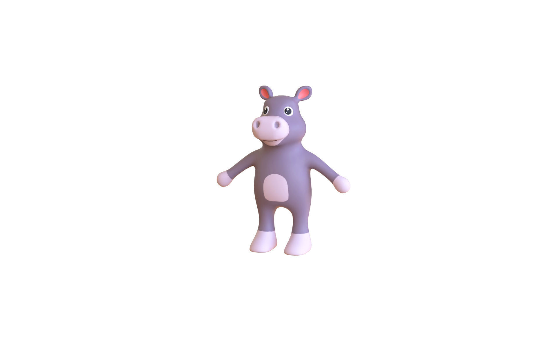 High-Quality 3D Cute Animal Character Pack 01 Low-poly 3D model_13