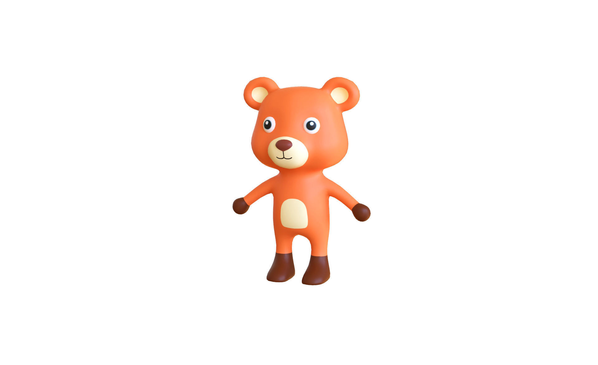 High-Quality 3D Cute Animal Character Pack 01 Low-poly 3D model_30