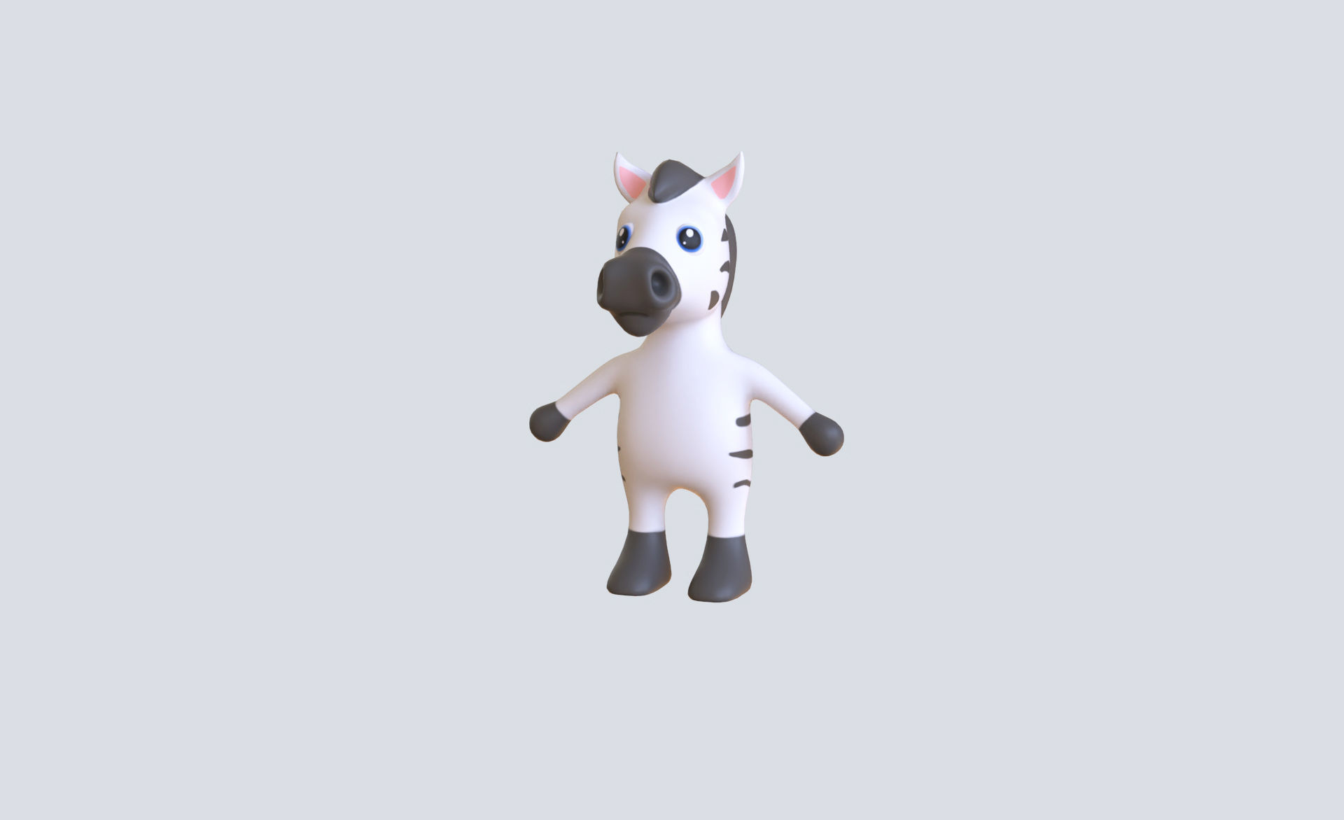 High-Quality 3D Cute Animal Character Pack 01 Low-poly 3D model_29