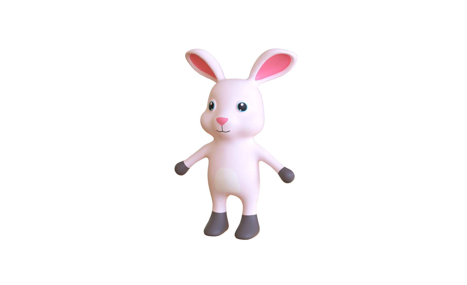 High-Quality 3D Cute Animal Character Pack 01 Low-poly 3D model_6