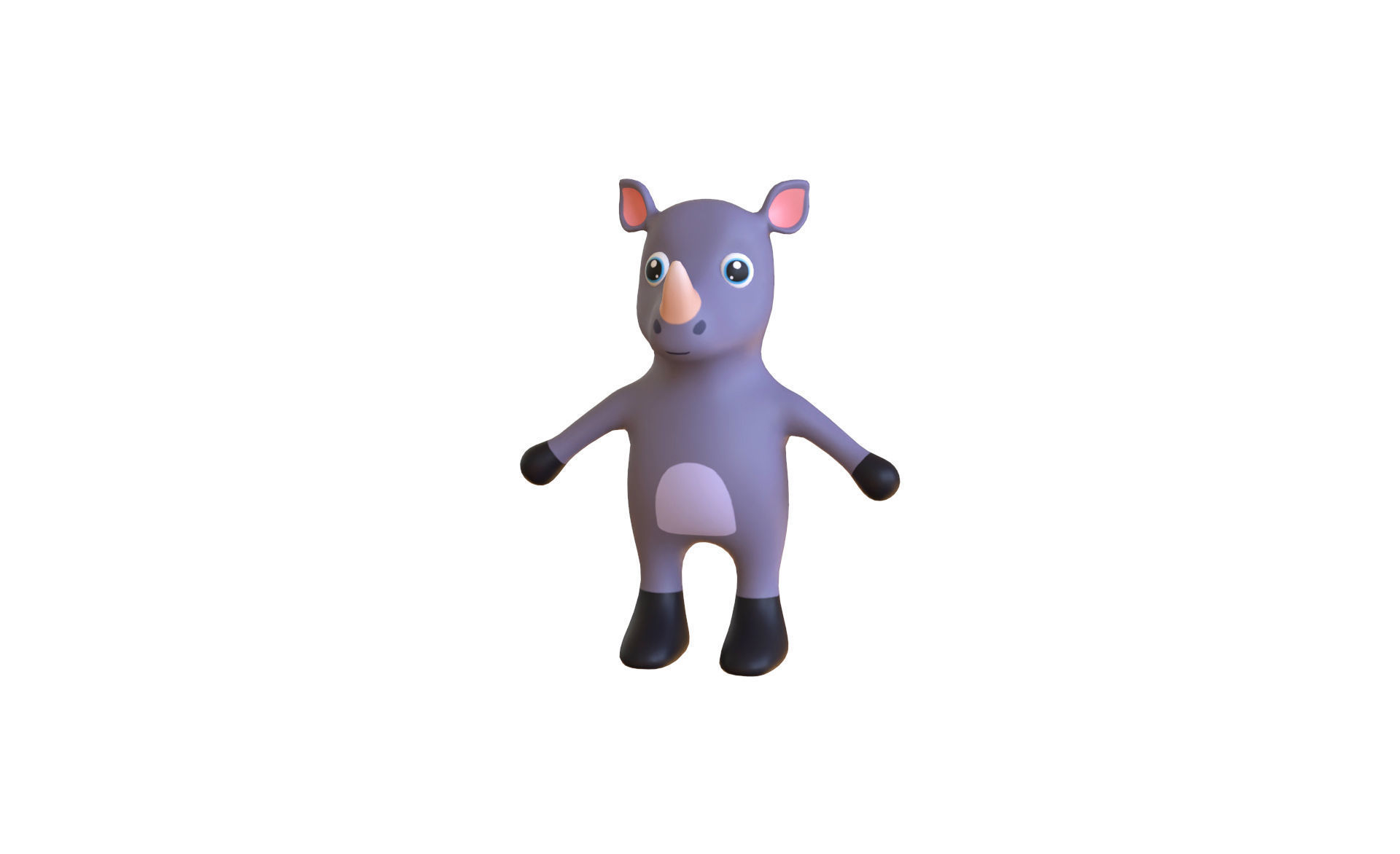 High-Quality 3D Cute Animal Character Pack 01 Low-poly 3D model_25