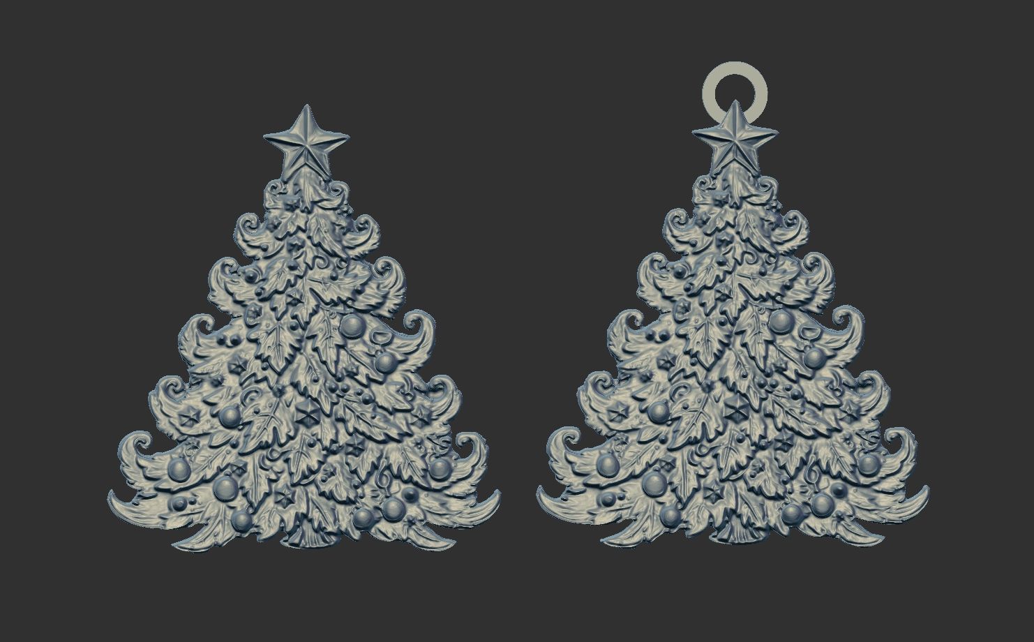 christmastree2 decor  3D print model_6