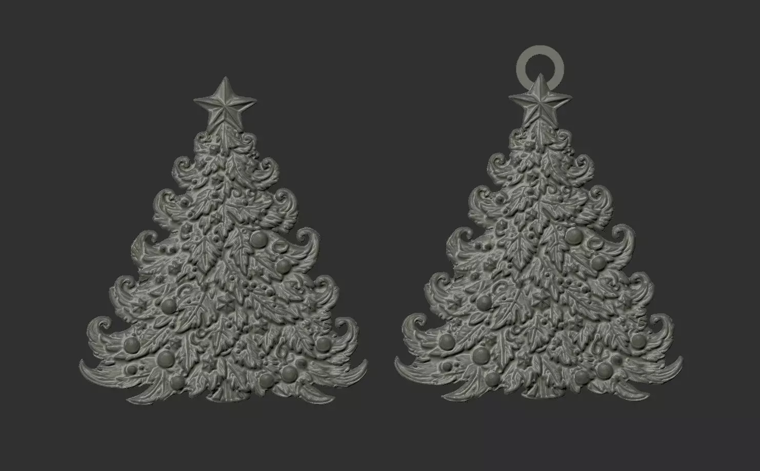 christmastree2 decor  3D print model_0