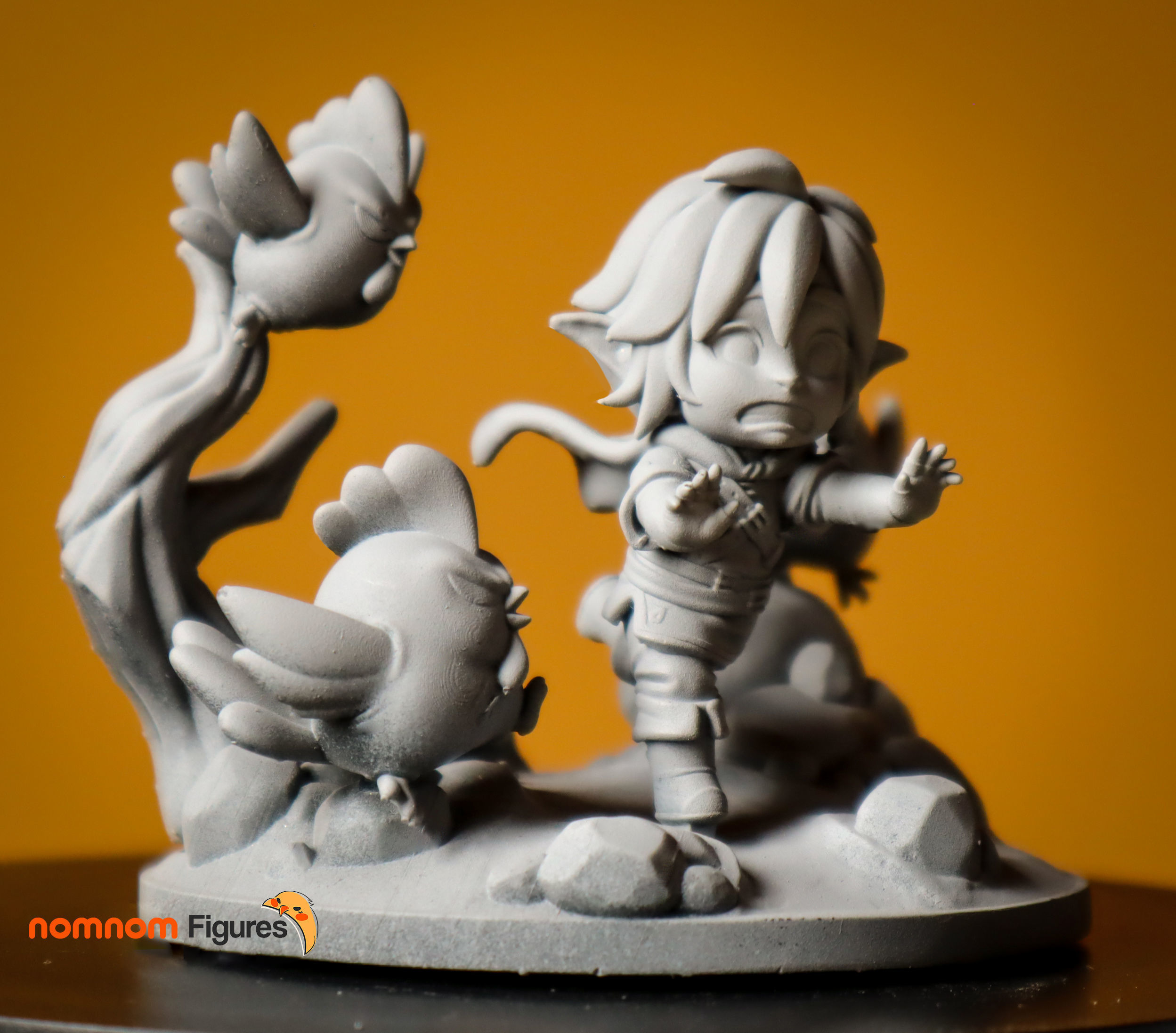 Chibi Link - Zelda Breath of the Wild 3D print model_7