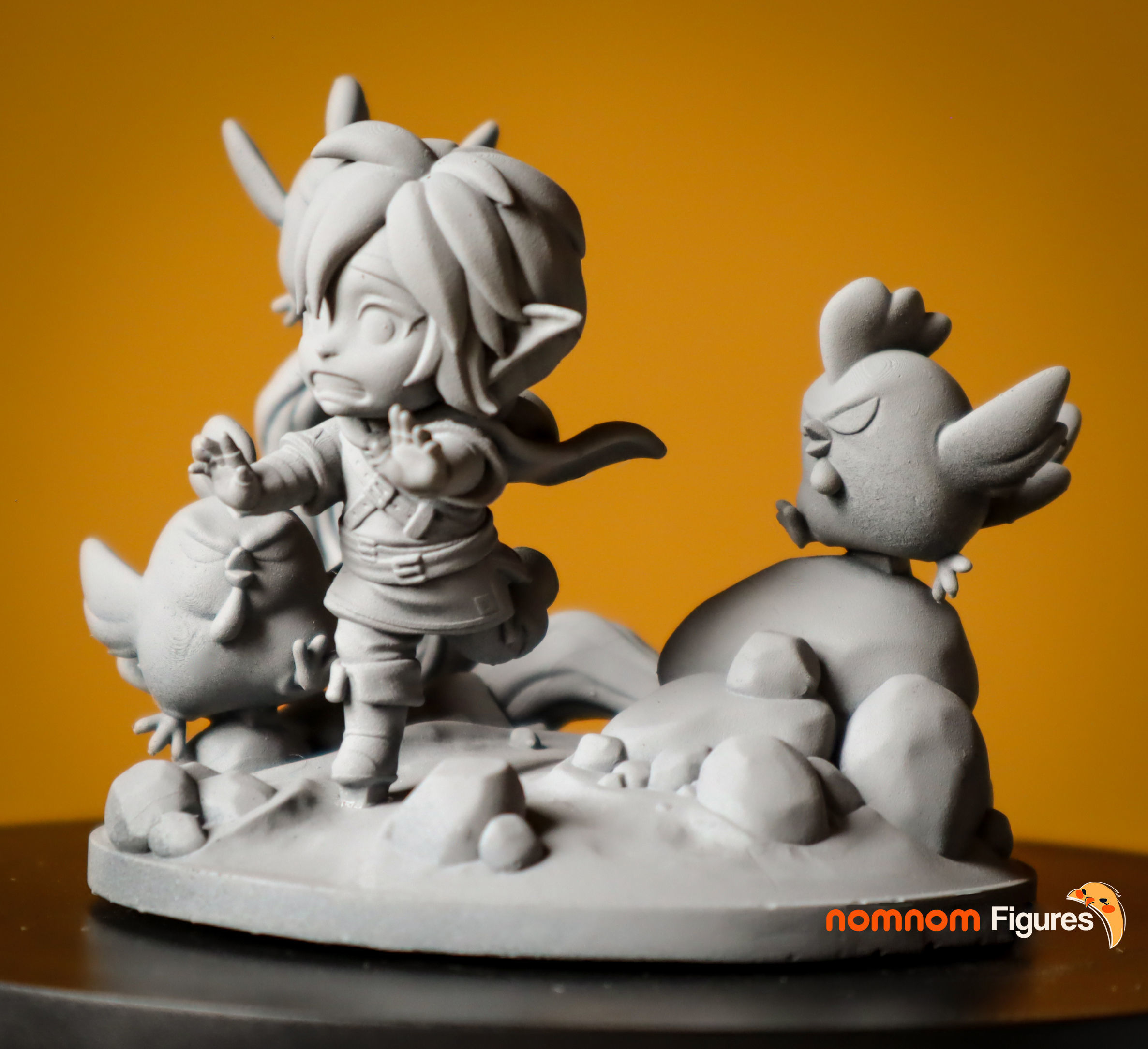 Chibi Link - Zelda Breath of the Wild 3D print model_5