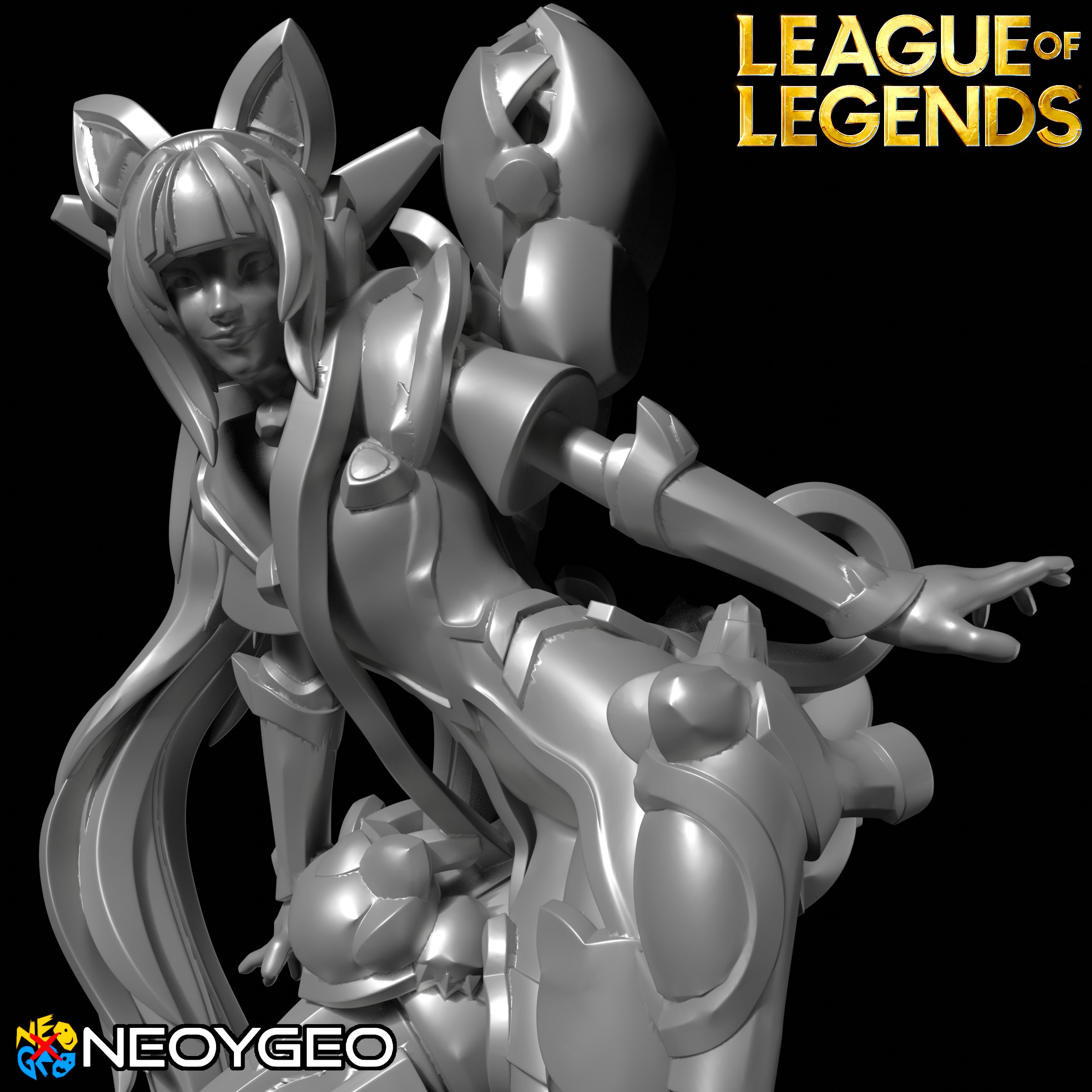 JINX PRESTIGE BATTLE CAT - LEAGUE OF LEGENDS 3D print model_1