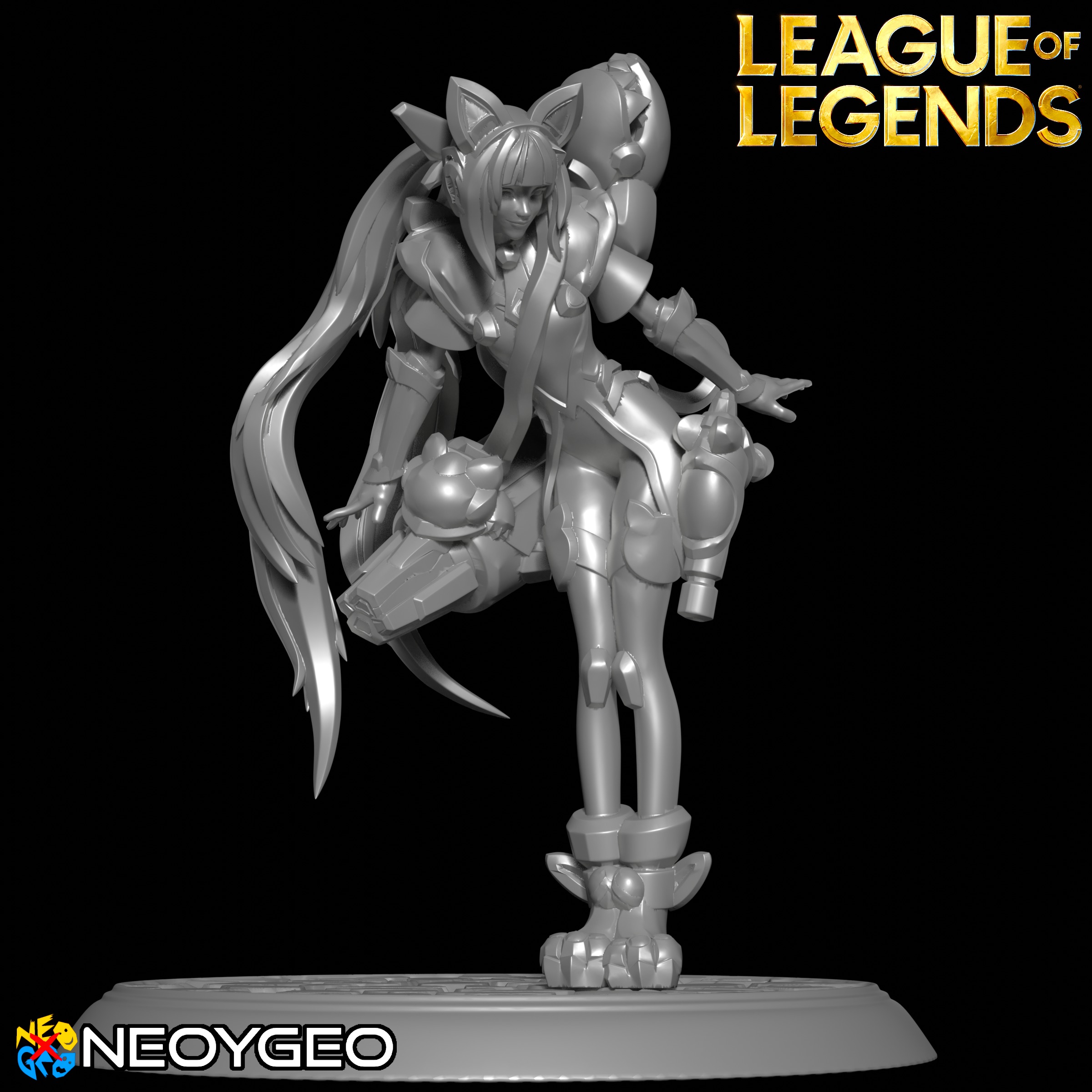 JINX PRESTIGE BATTLE CAT - LEAGUE OF LEGENDS 3D print model_3