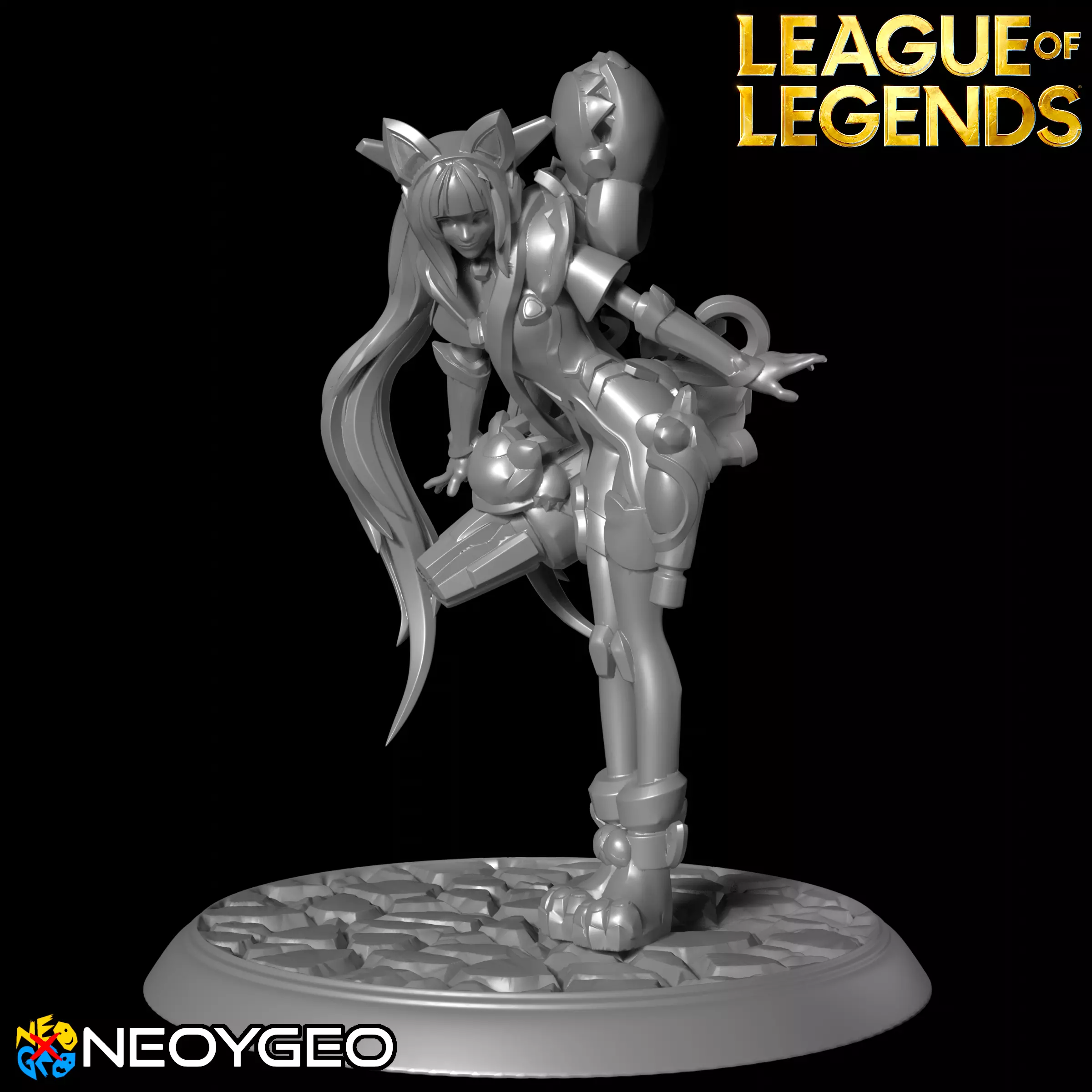JINX PRESTIGE BATTLE CAT - LEAGUE OF LEGENDS 3D print model_0