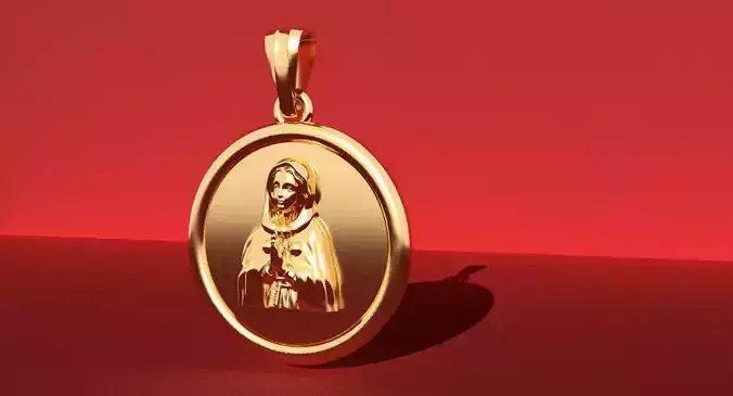 Madonna Pendant 3D print model