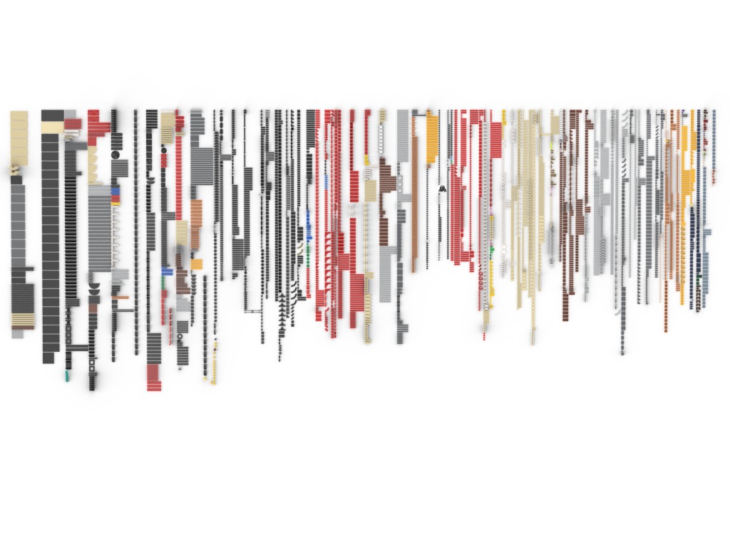 PixelBricks3D - LEGO Hogwarts Express  3D print model_9