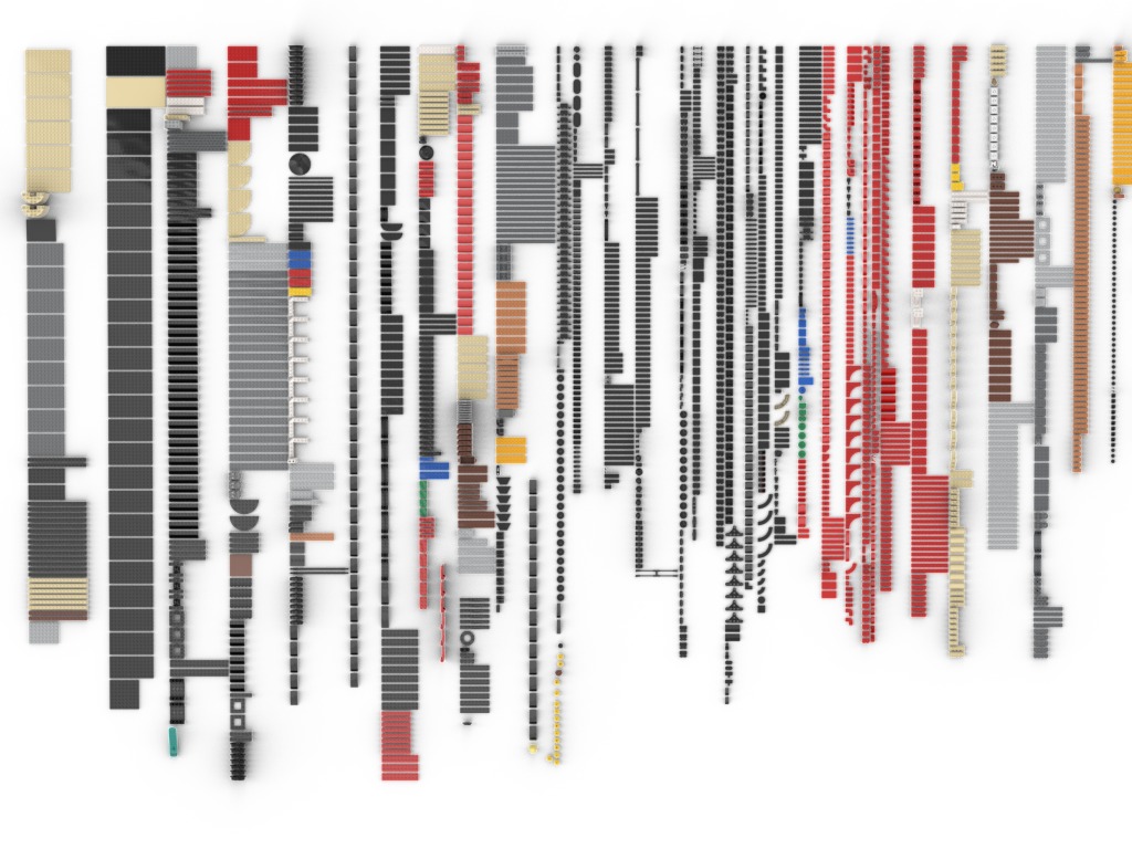 PixelBricks3D - LEGO Hogwarts Express  3D print model_10