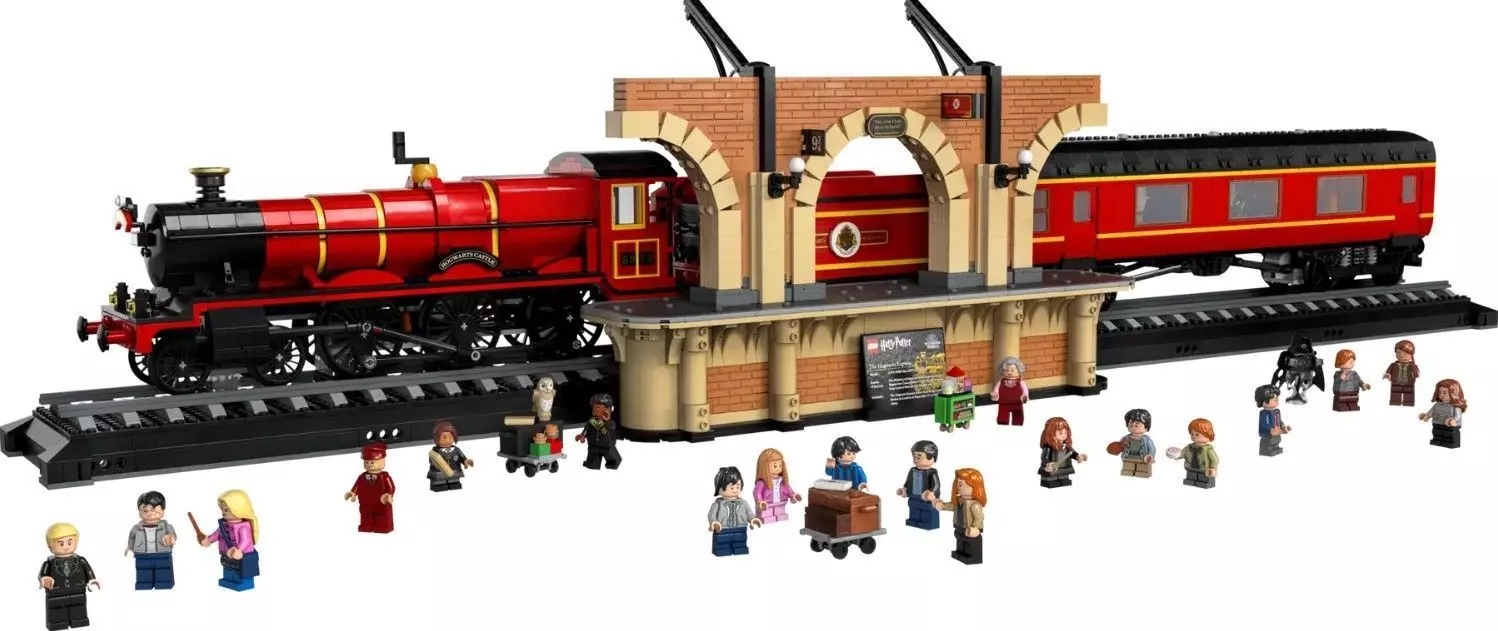 PixelBricks3D - LEGO Hogwarts Express  3D print model_0