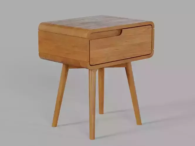 Seiva - Kairos Bedside Table 3D model
