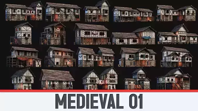 MEDIEVAL 01 with INTERIORS 4K