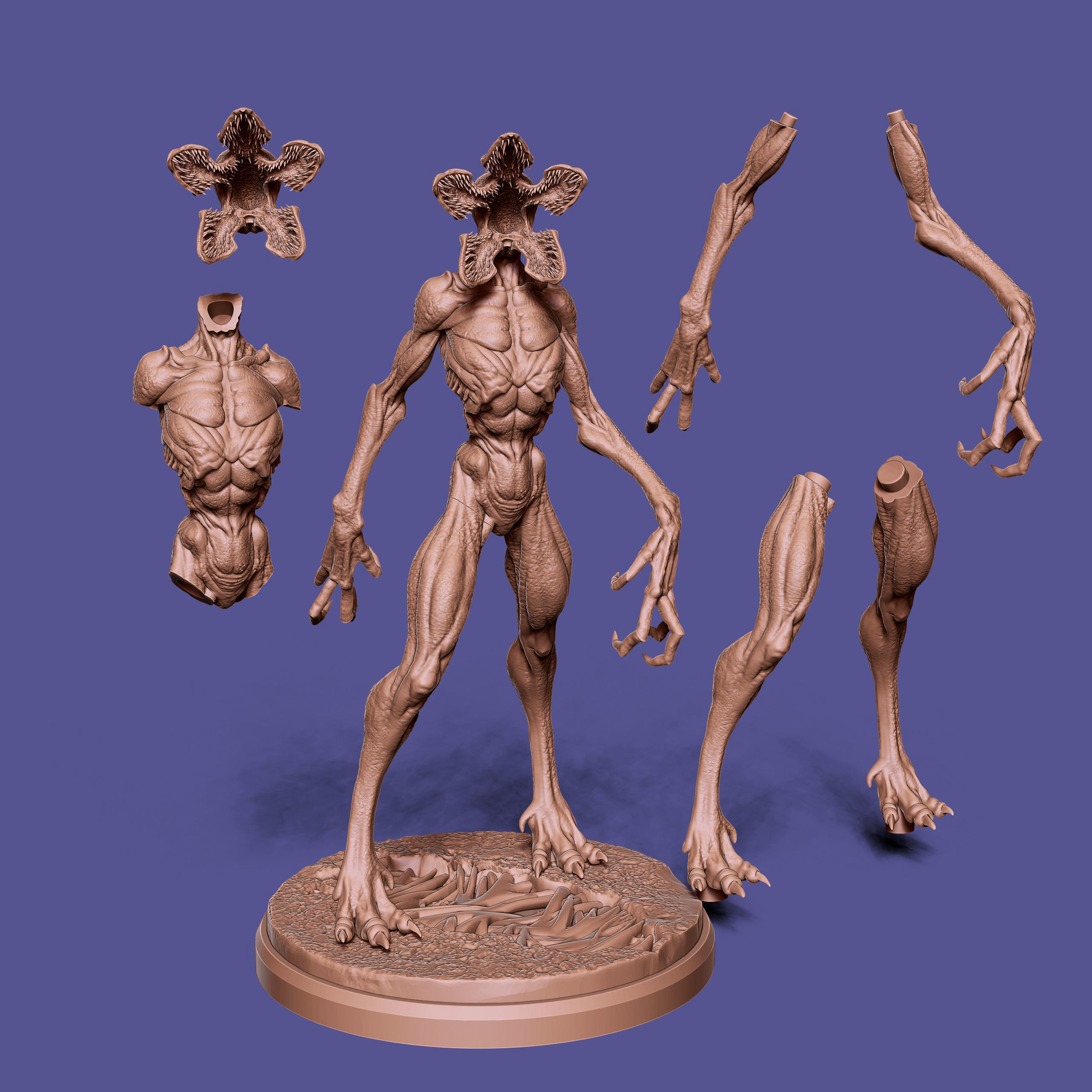 Demogorgon from Stranger Things 3D print model_6