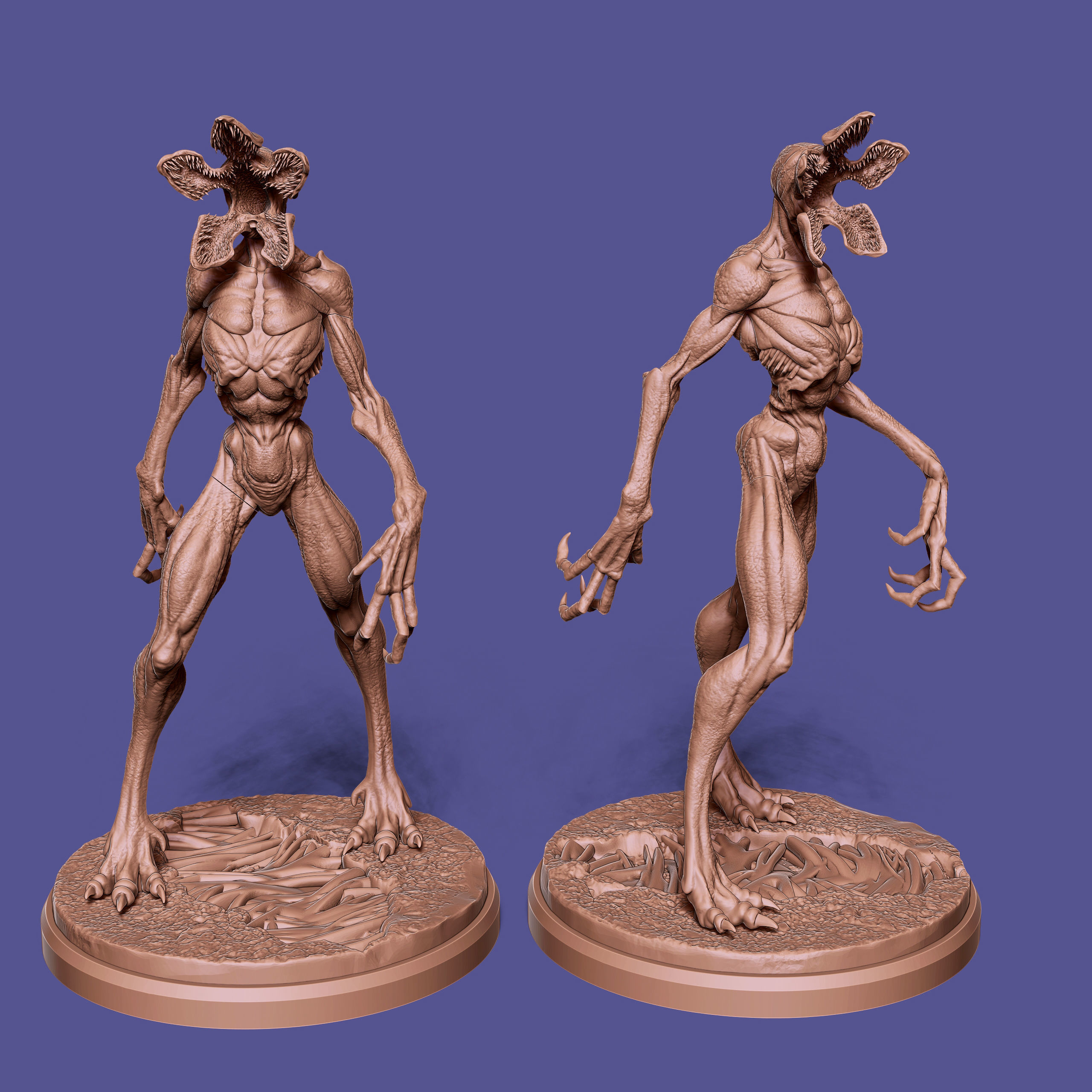 Demogorgon from Stranger Things 3D print model_7