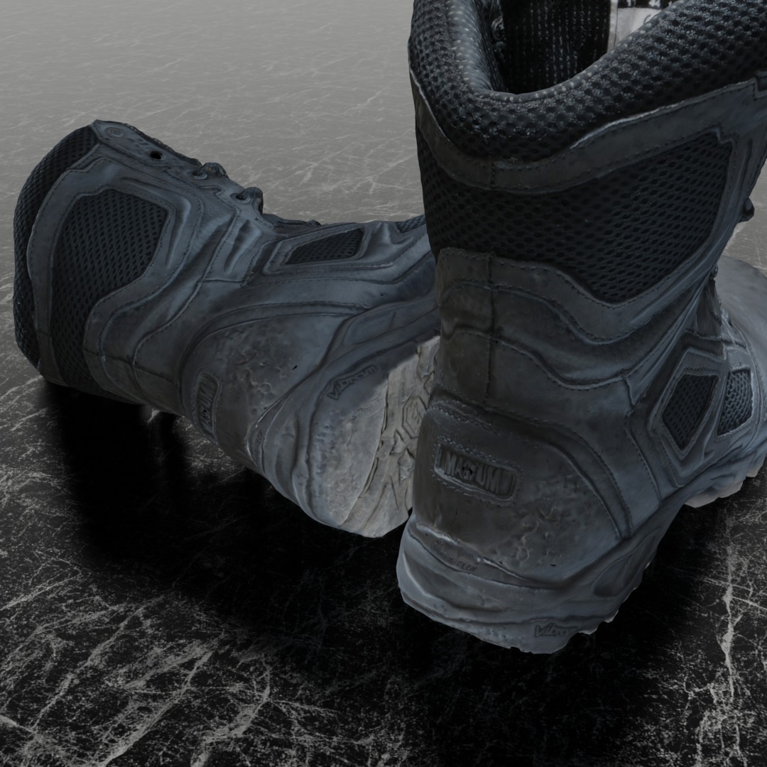 MAGNUM ELITE SPIDER X 3D COMBAT BOOTS 3D model_8
