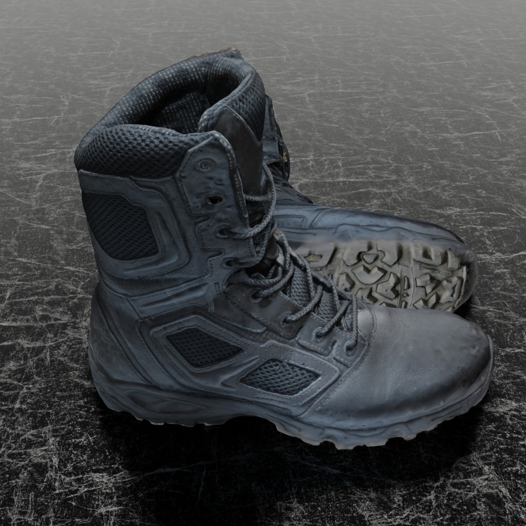 MAGNUM ELITE SPIDER X 3D COMBAT BOOTS 3D model_3