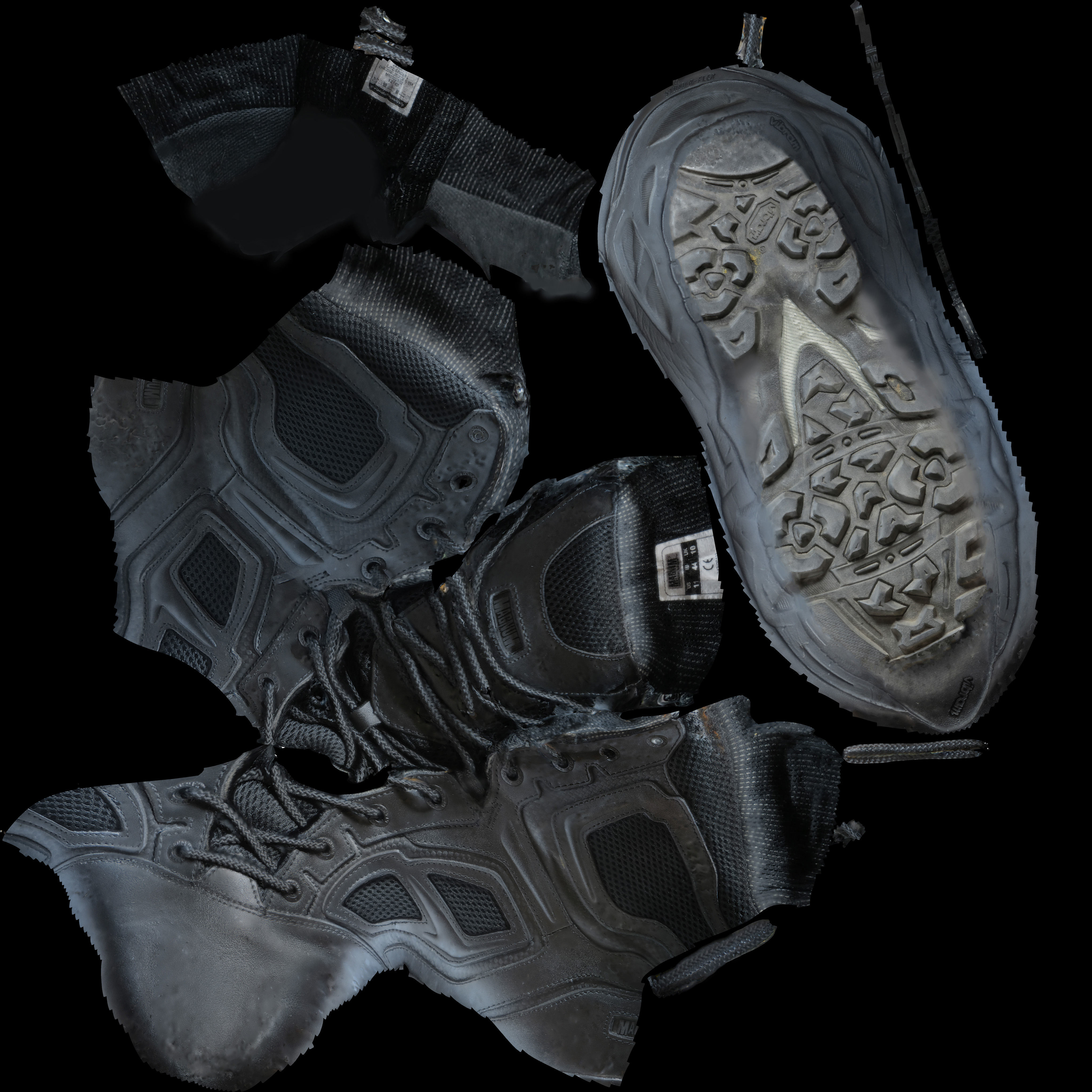 MAGNUM ELITE SPIDER X 3D COMBAT BOOTS 3D model_14