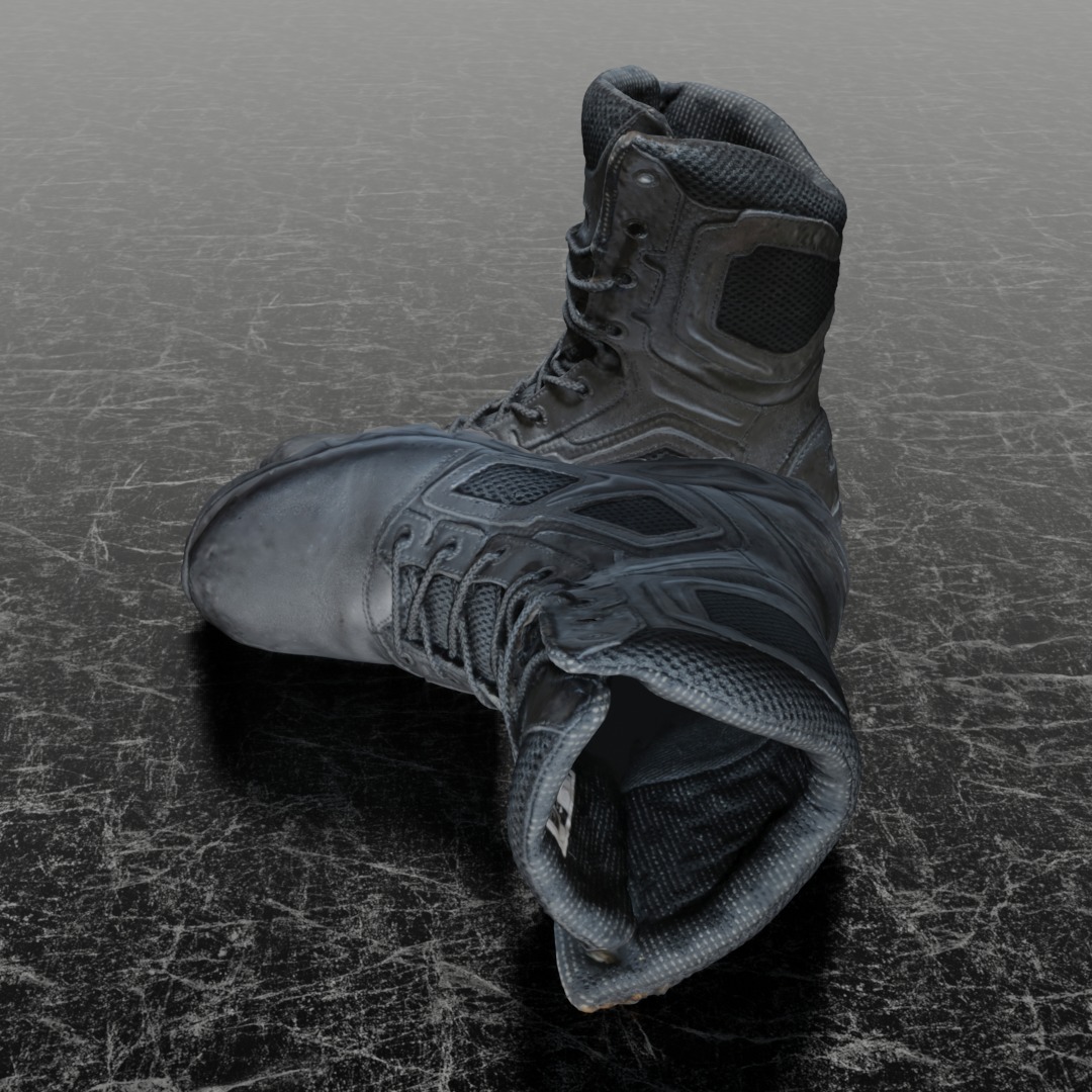 MAGNUM ELITE SPIDER X 3D COMBAT BOOTS 3D model_6