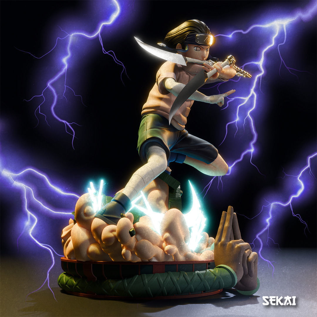 Neji Sculpture Scale 1-10 3D print model_3