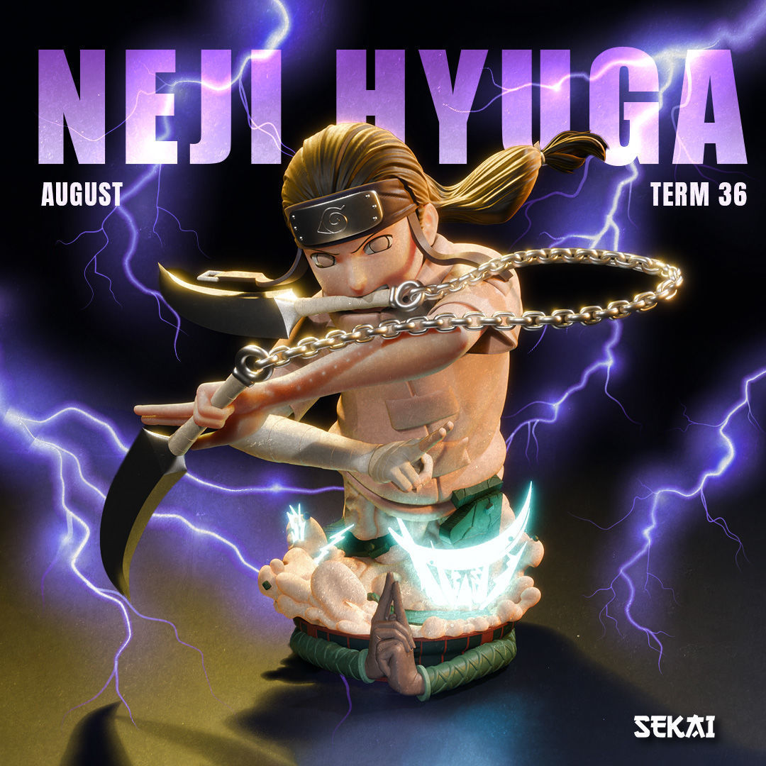 Neji Sculpture Scale 1-10 3D print model_6