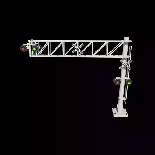 Railroad Crossing  3D model